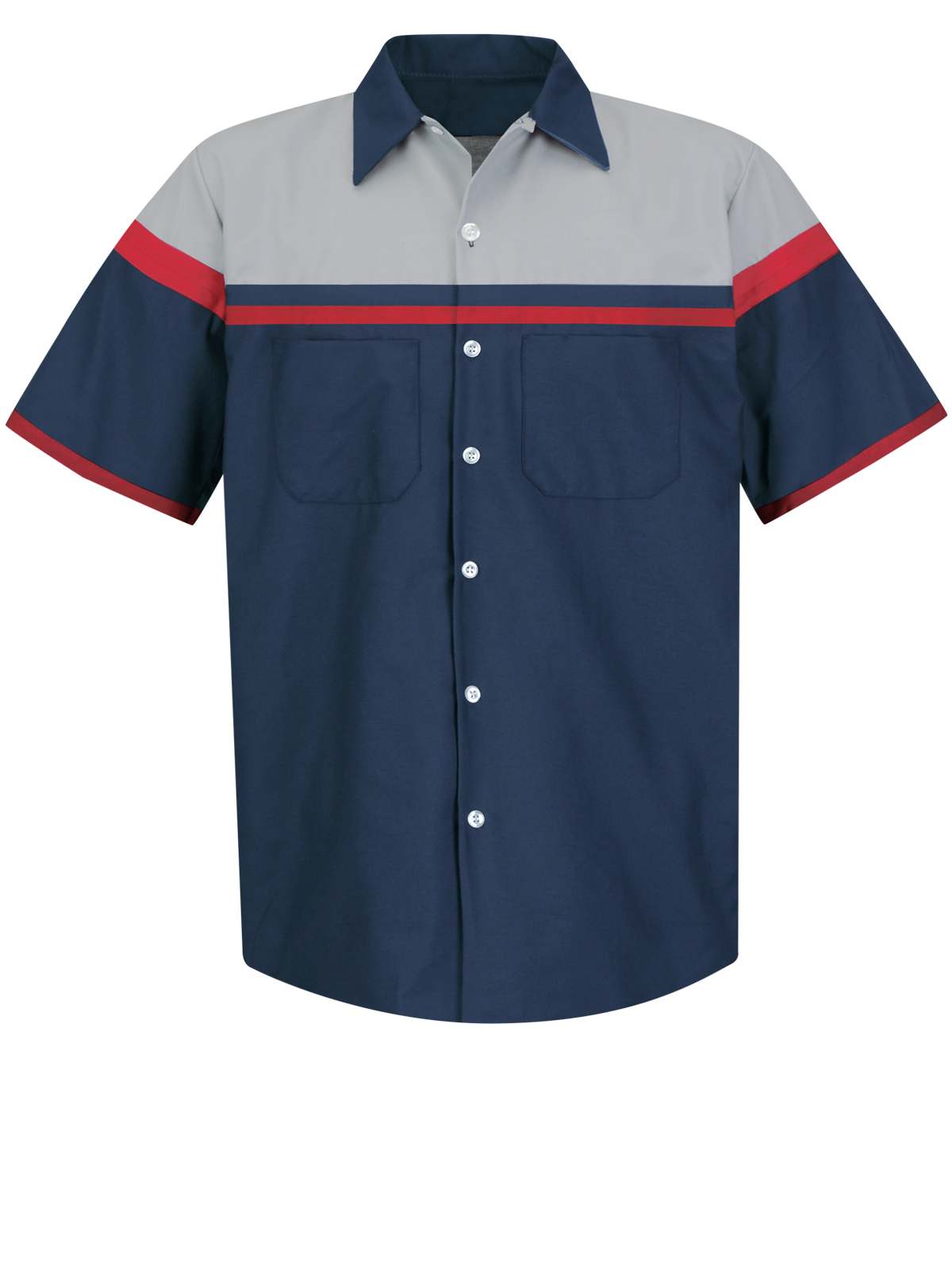 Red Kap Shirts -  Men's Short Sleeve Industrial Work Shirt 7