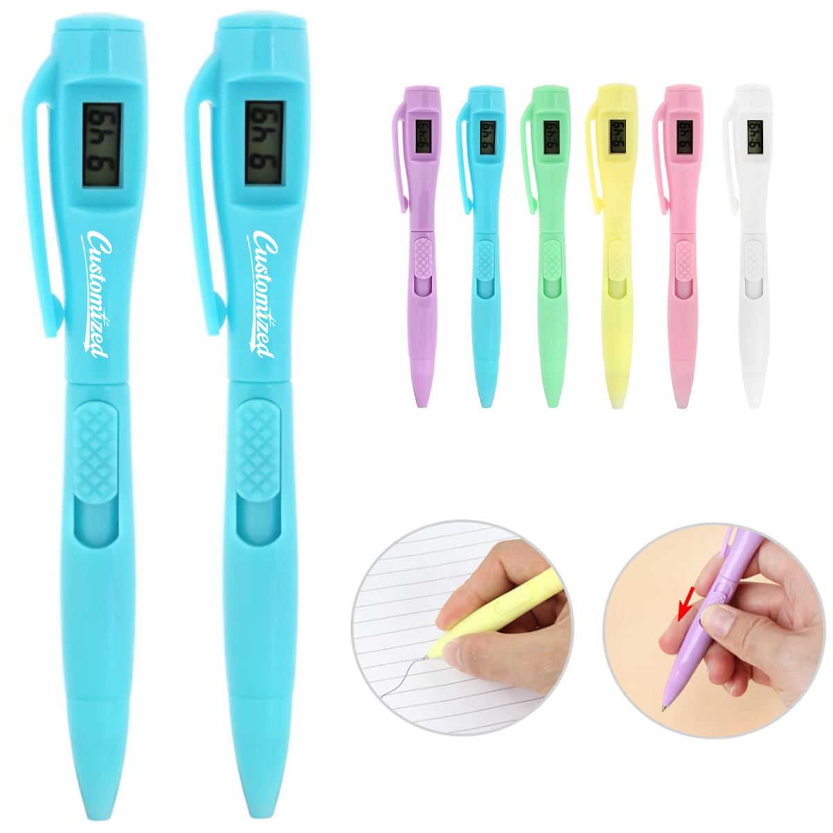 Ballpoint Pen with Built-In Digital Click Counter Display 8