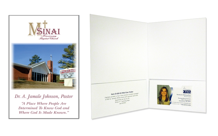 Mid-Size Presentation Folders with Two Pockets 3