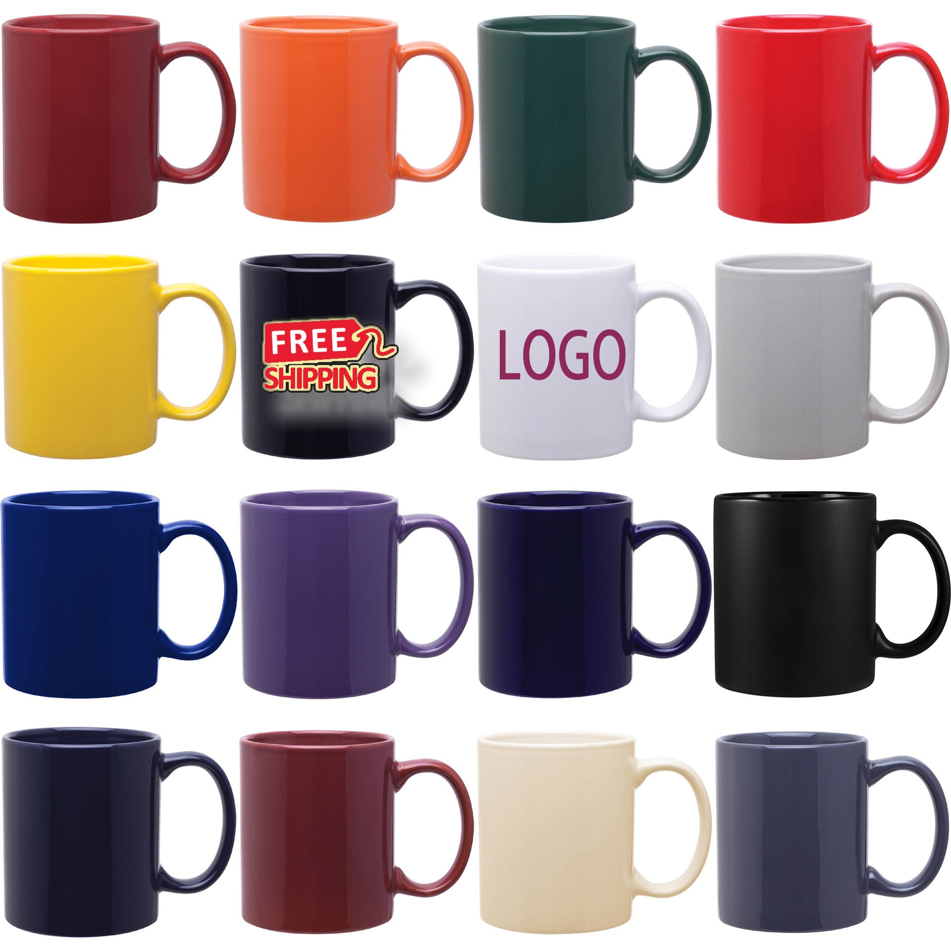 12 oz Ceramic Sublimation Mug for Heat Transfer 1