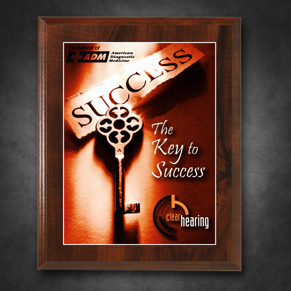 Econo Cherry Plaque with Sublimated Plate 3