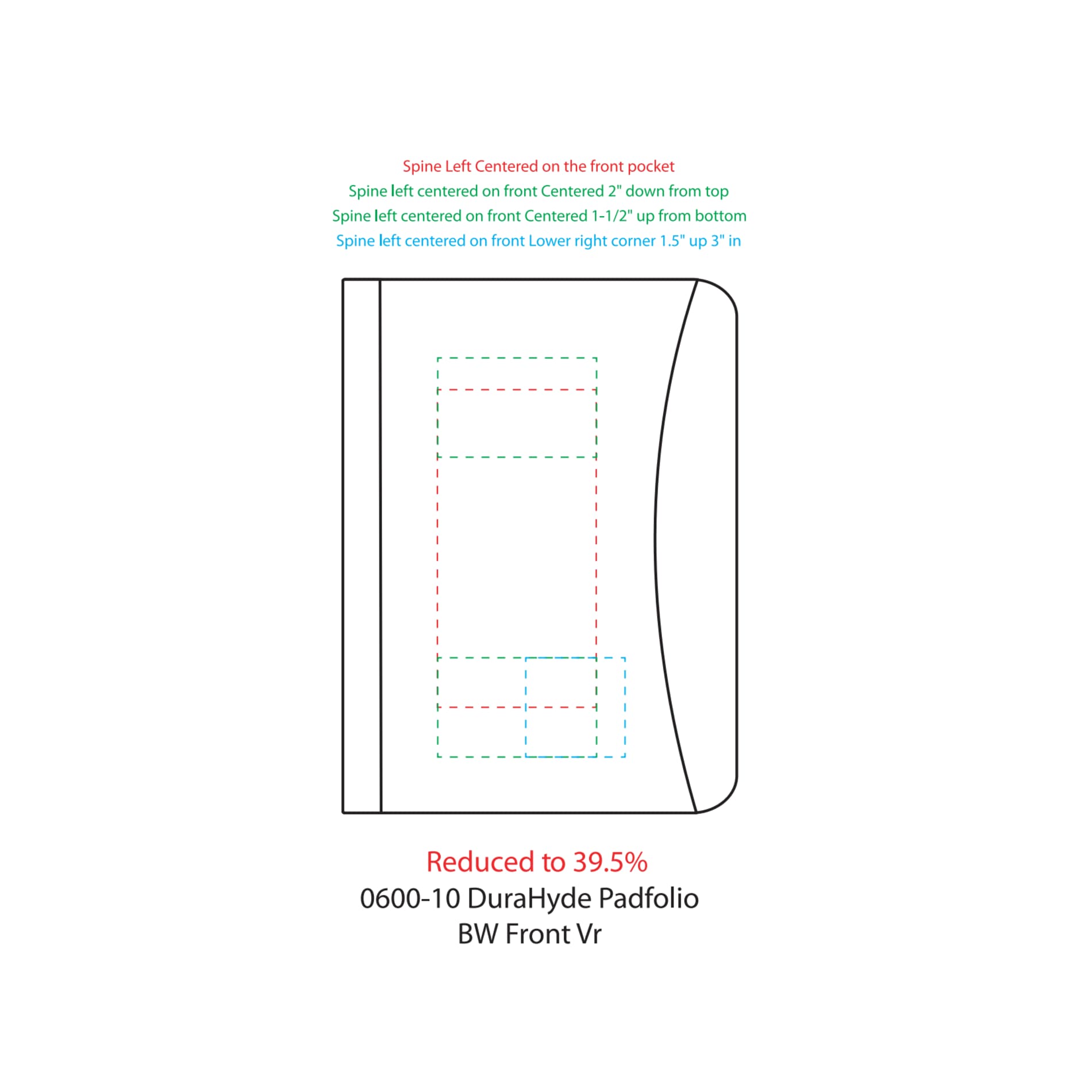 FSC® Mix Executive DuraHyde Zippered Padfolio 71
