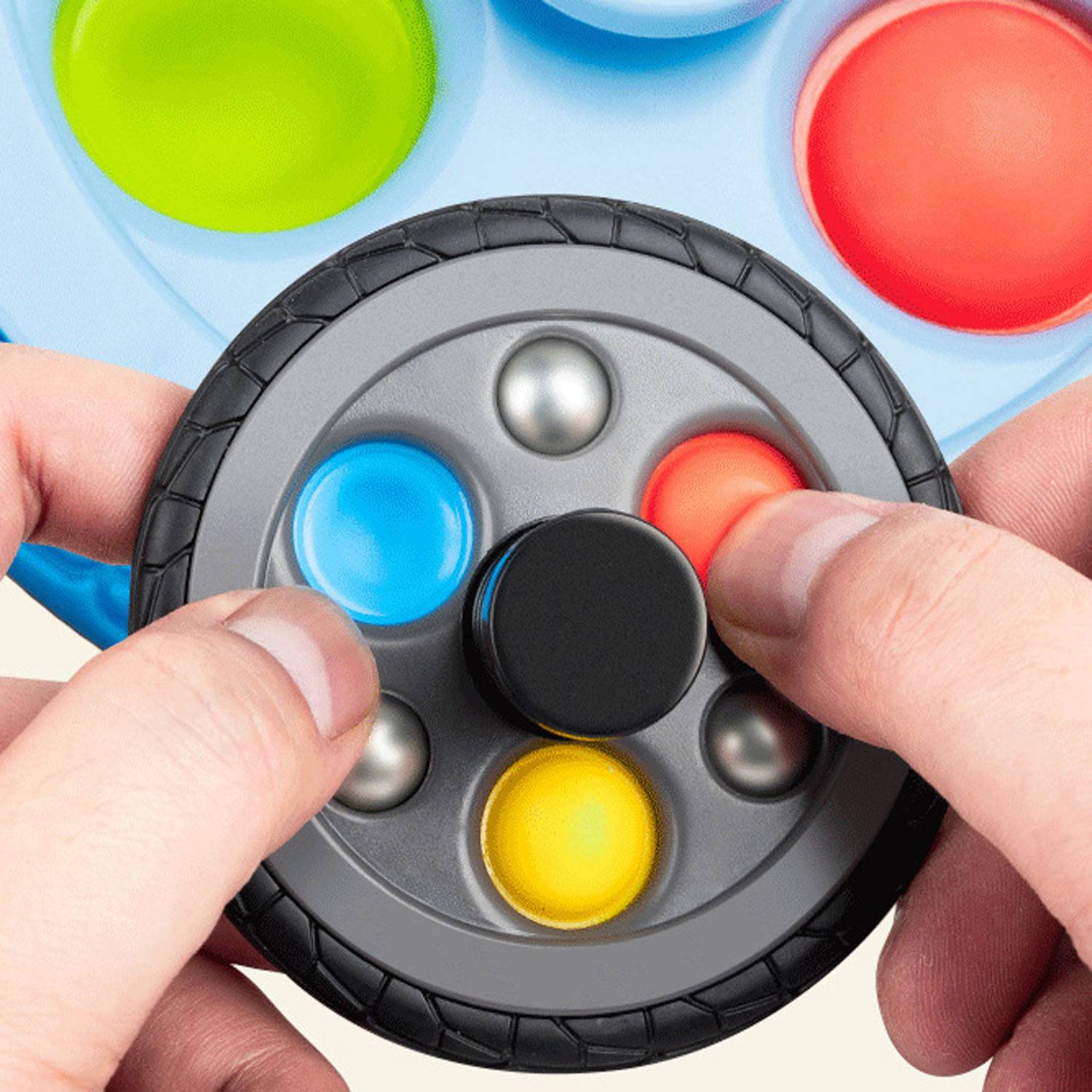 Educational Fidget Spinner Bouncing Tire Stress Relief Toy 4