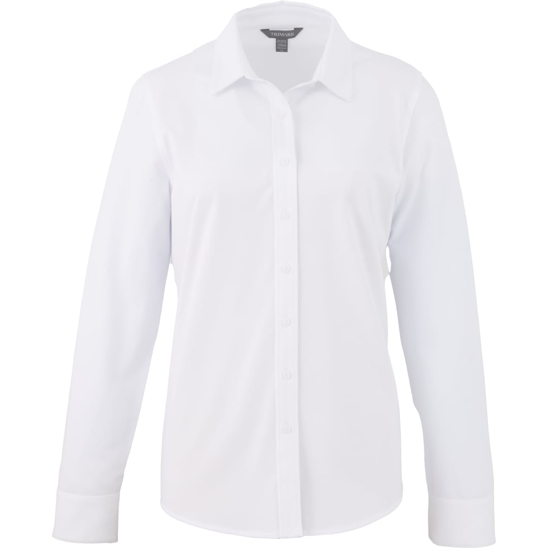 TATRA Eco Long Sleeve Knit Button Up Shirt-Women's 33