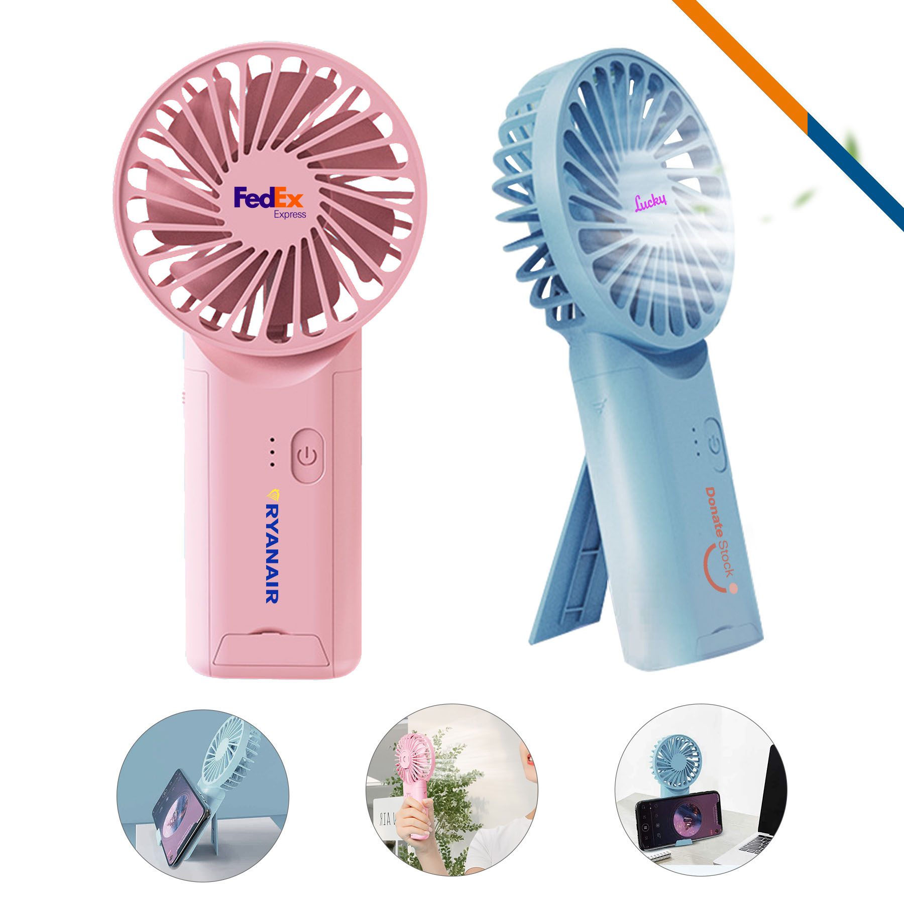 Volf 2in1 Mini Handheld Fan 5