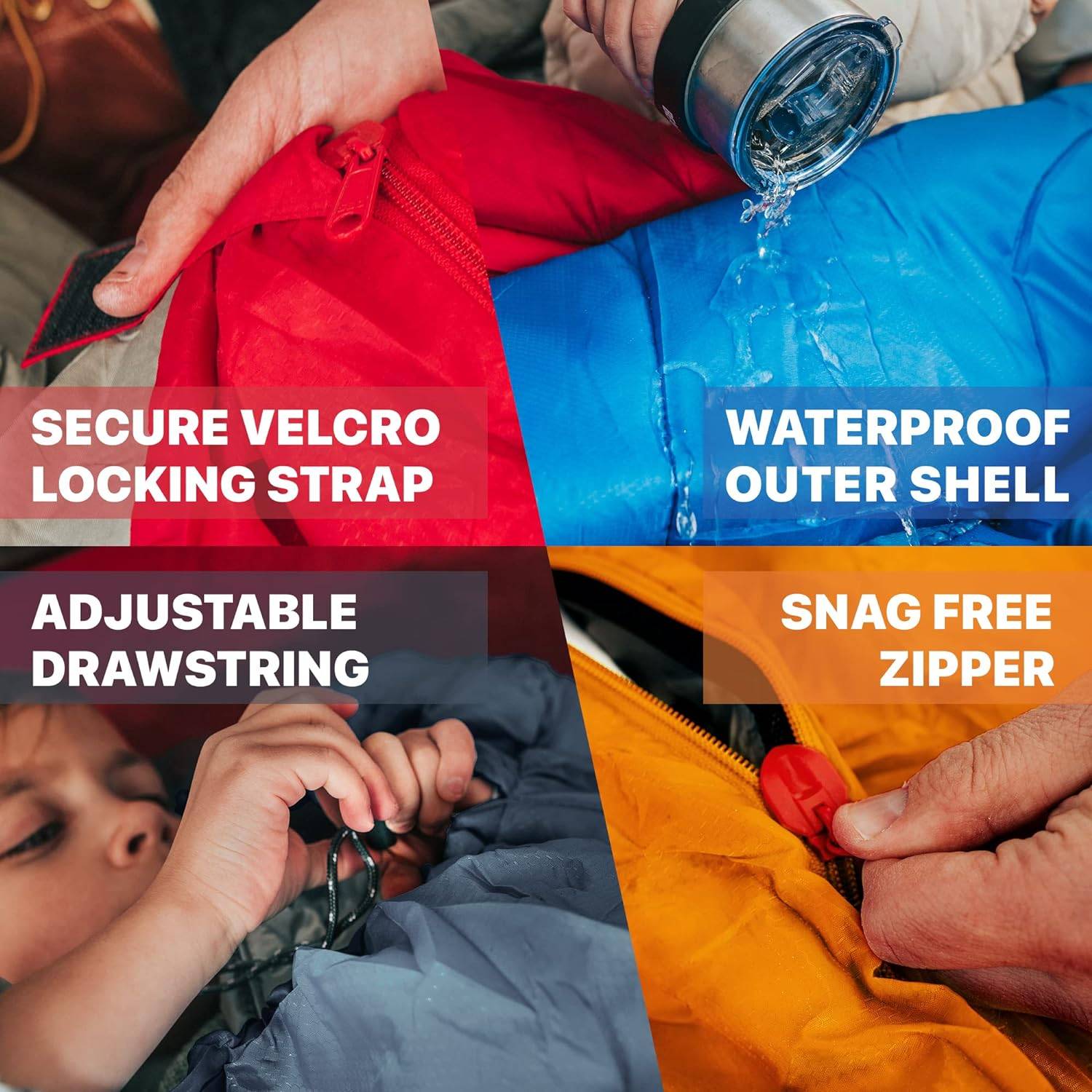Cotton Hiking Essentials Lightweight Compact Sleeping Bag 6