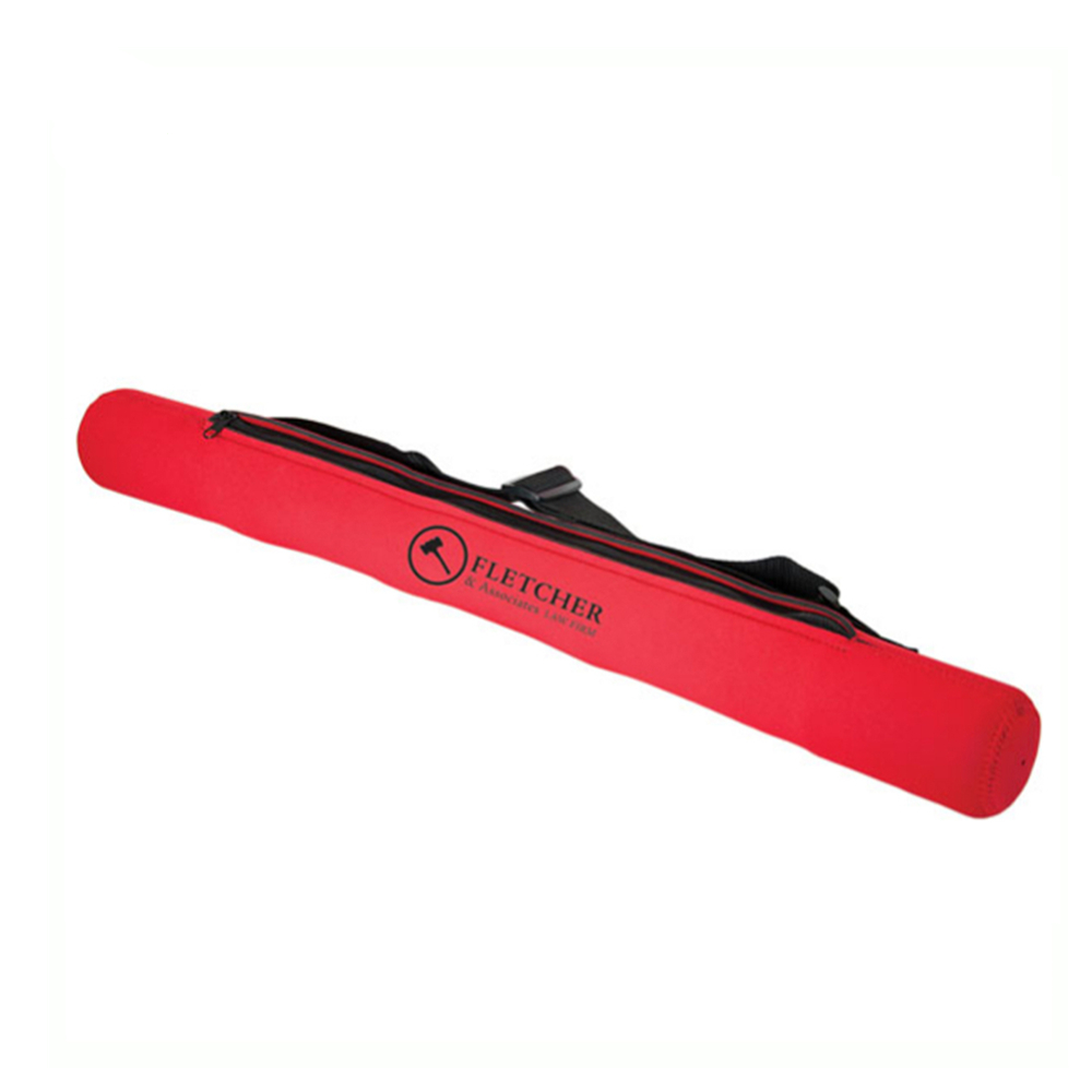 6 Can Neoprene Tube Cooler, custom koozie with logo imprint 4