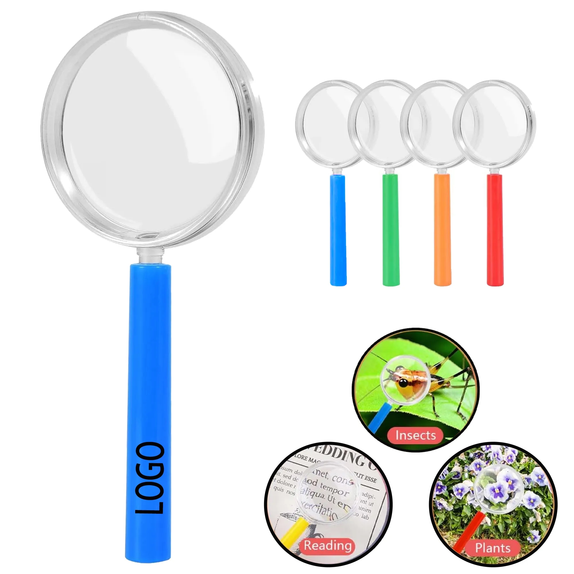 Mini Plastic Handheld Magnifying Glass 1