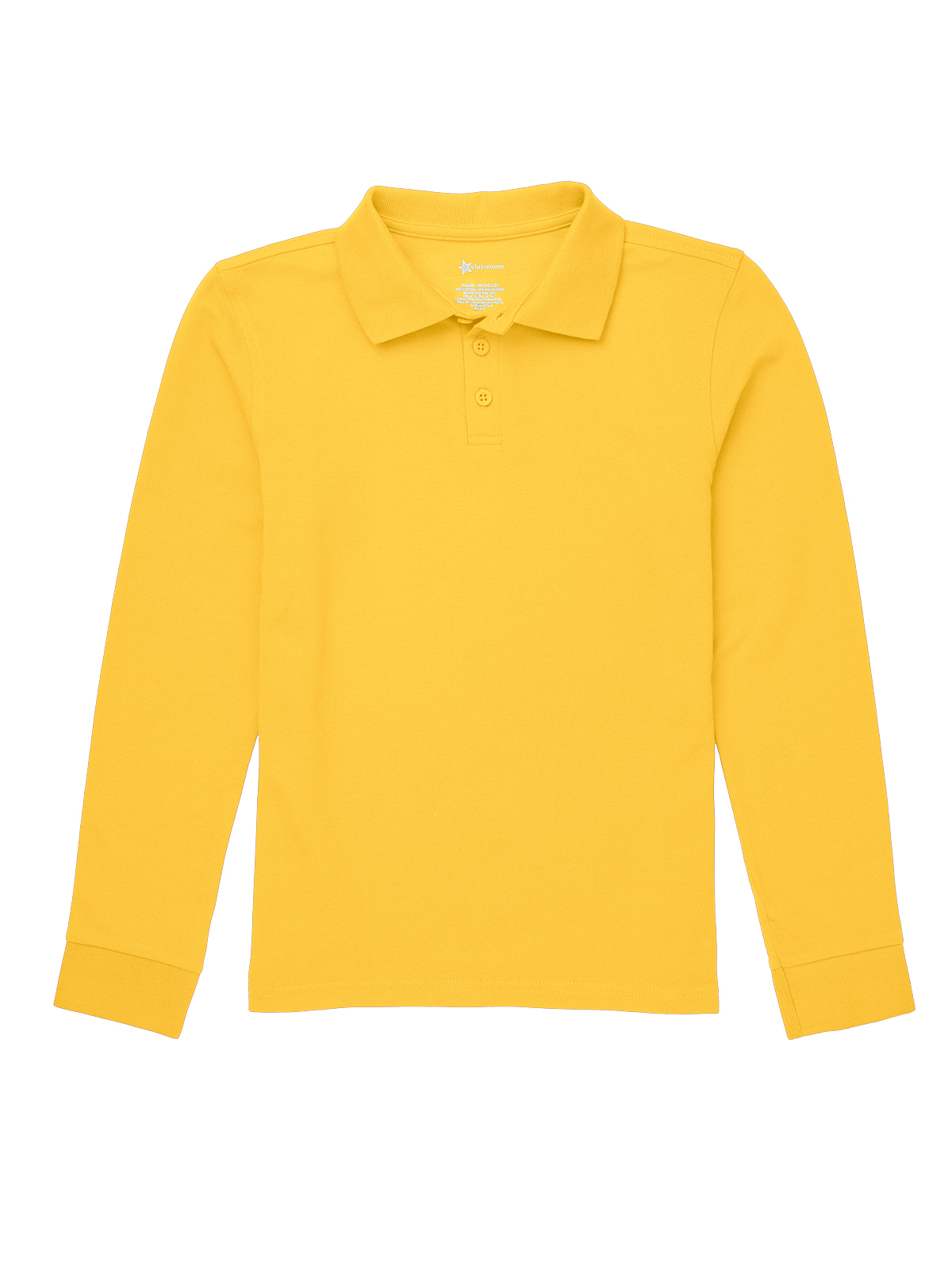Classroom Uniforms - Children's Unisex Long Sleeve Pique Polo 12