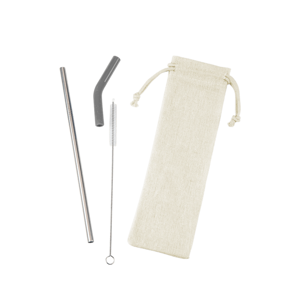 Reusable Stainless Steel Straw Set 20