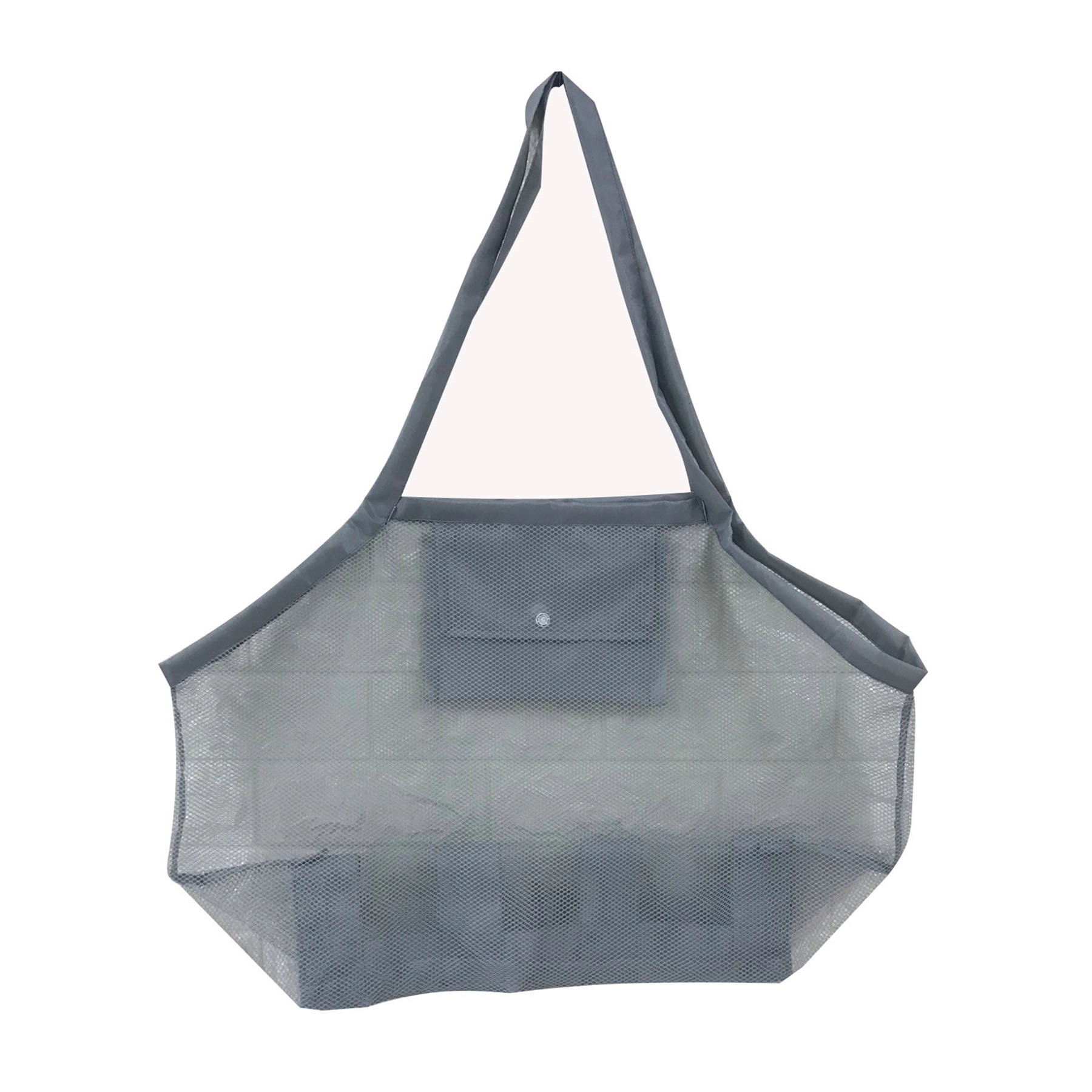 Large Capacity Beach Mesh Bag, custom tote bag with logo imprint 7