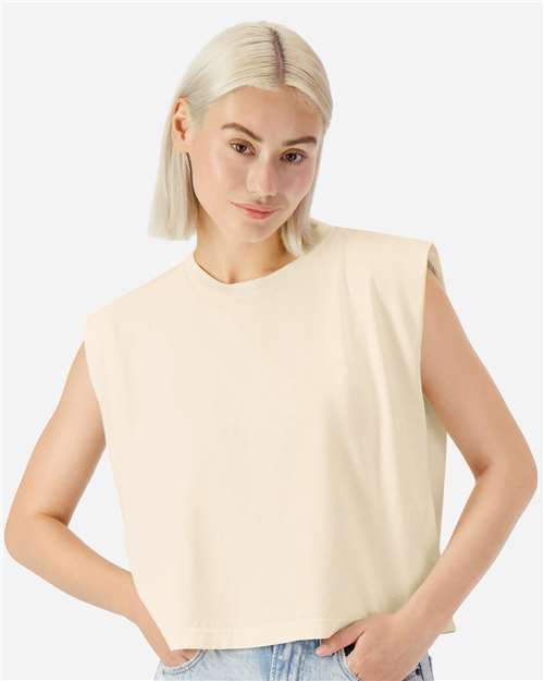 Women's Heavyweight Cotton Garment-Dyed Muscle Tee - 307GD 64