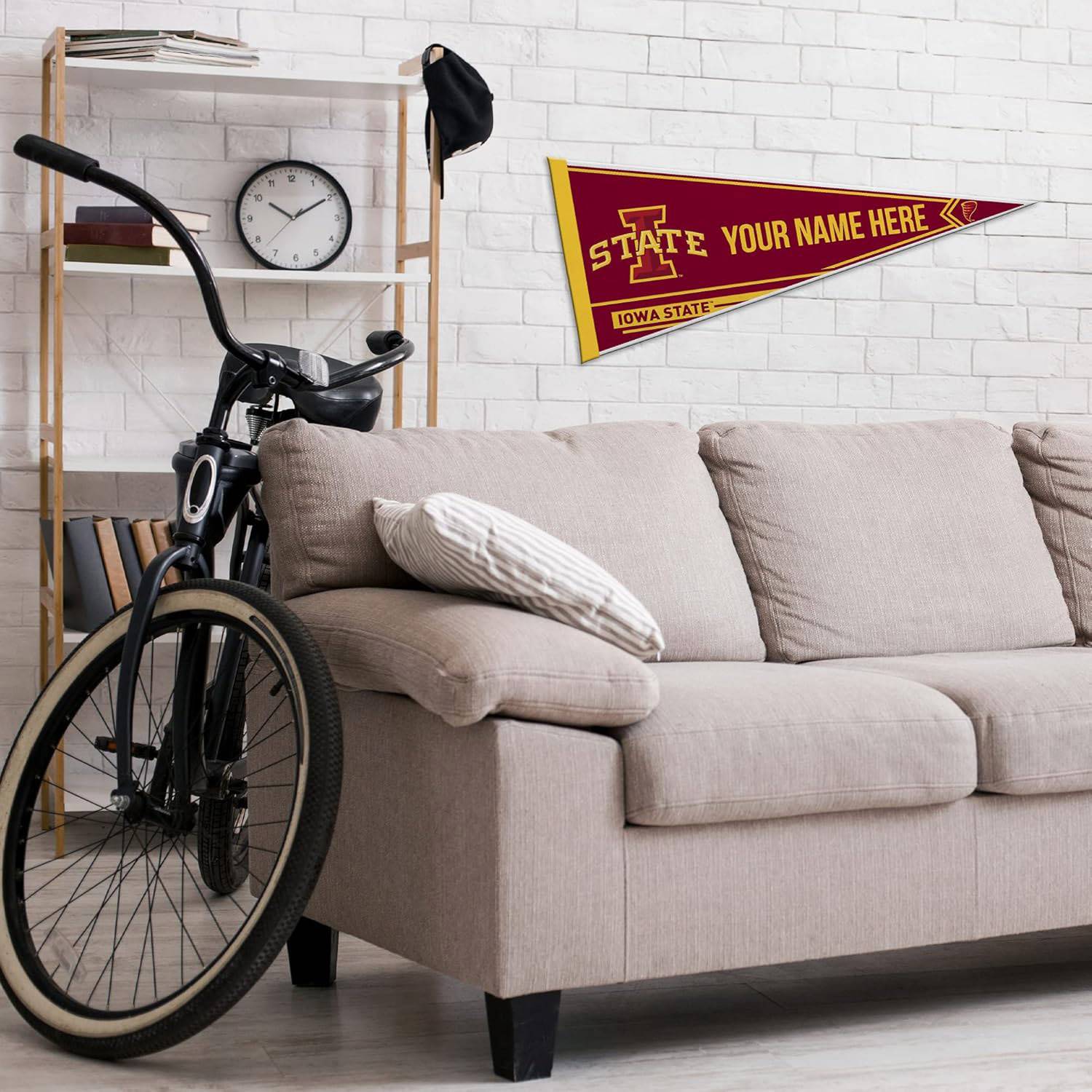 9" x 24" Colored Felt Pennant 7