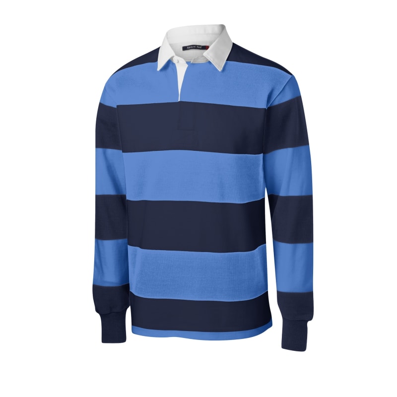 Sport-Tek Classic Long Sleeve Rugby Polo. 16