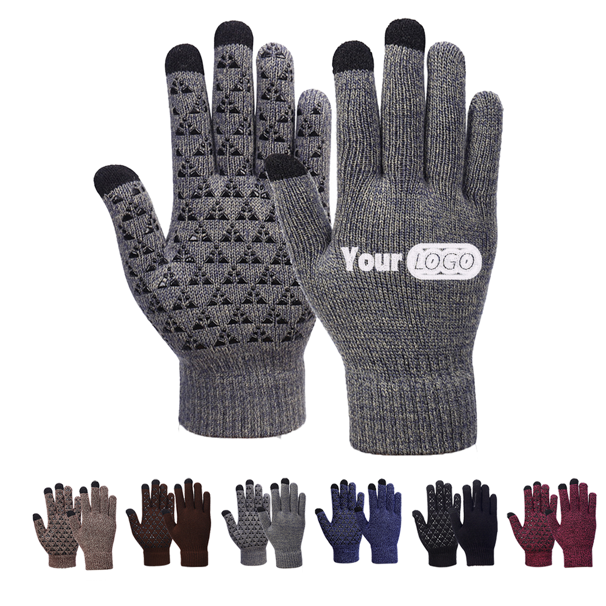 Acrylic Unisex Thermal Winter Gloves 1