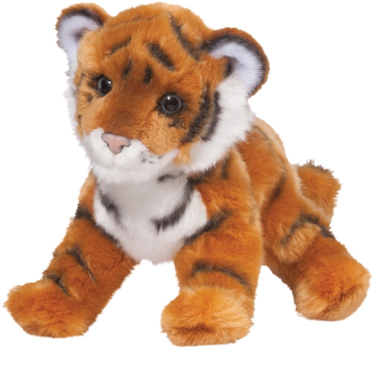 Pancake Bengal Tiger Cub Stuffed Animal 2