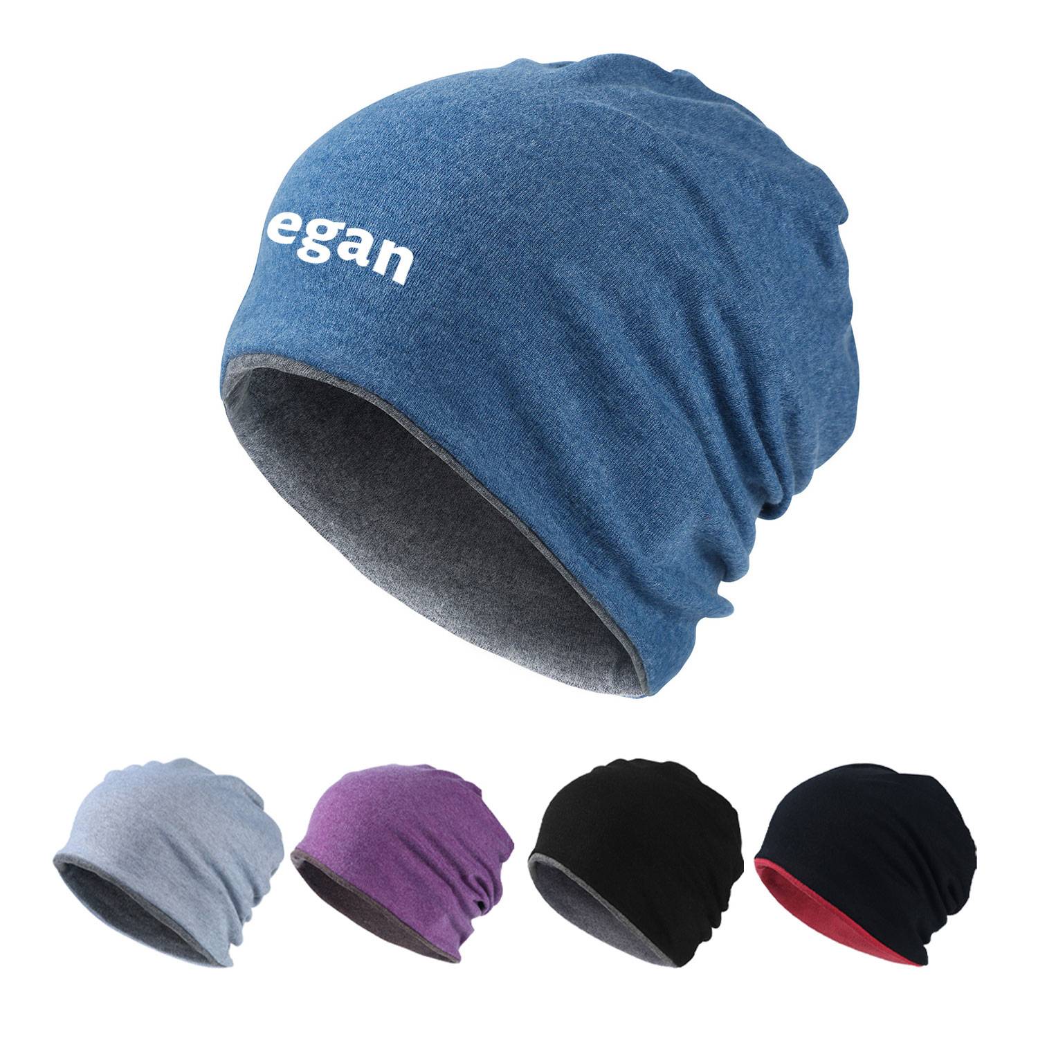 Autumn And Winter Color Matching Separately Capped Head Cap