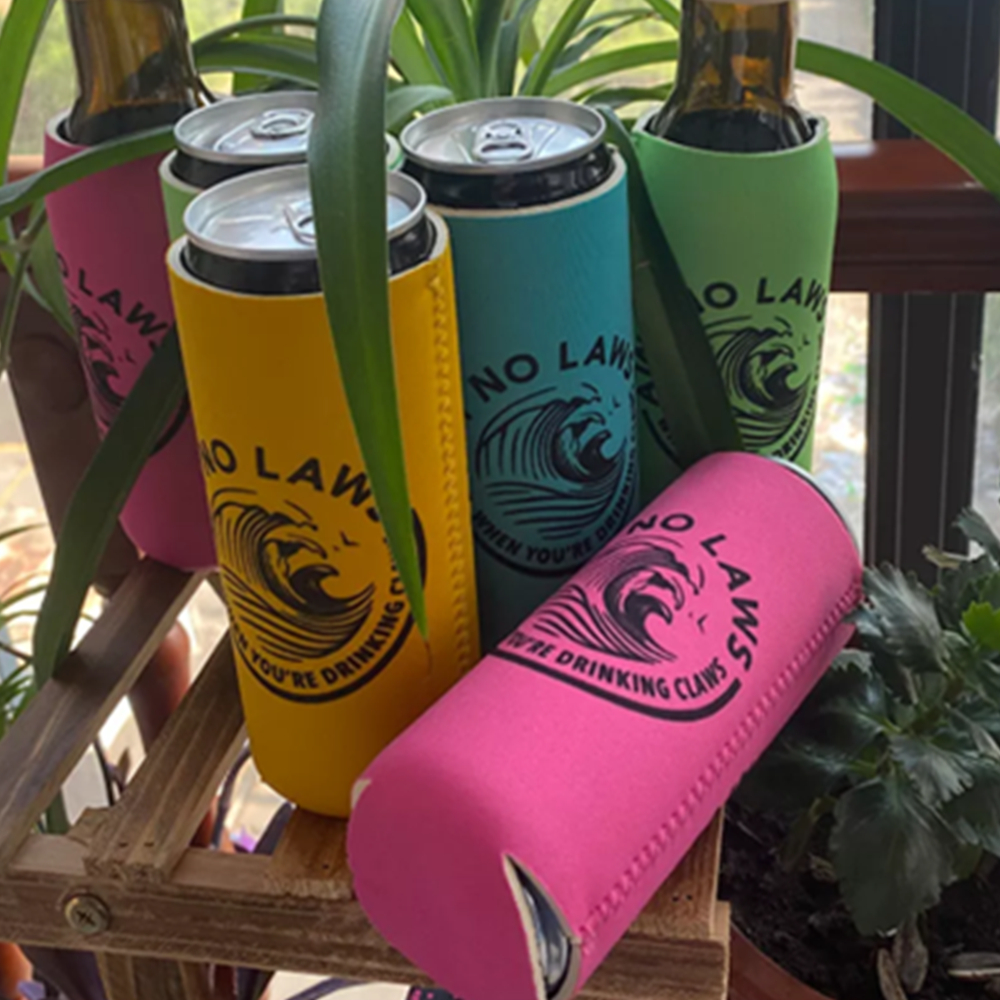 Neoprene Slim Can Cooler Full Colors Coolie 2