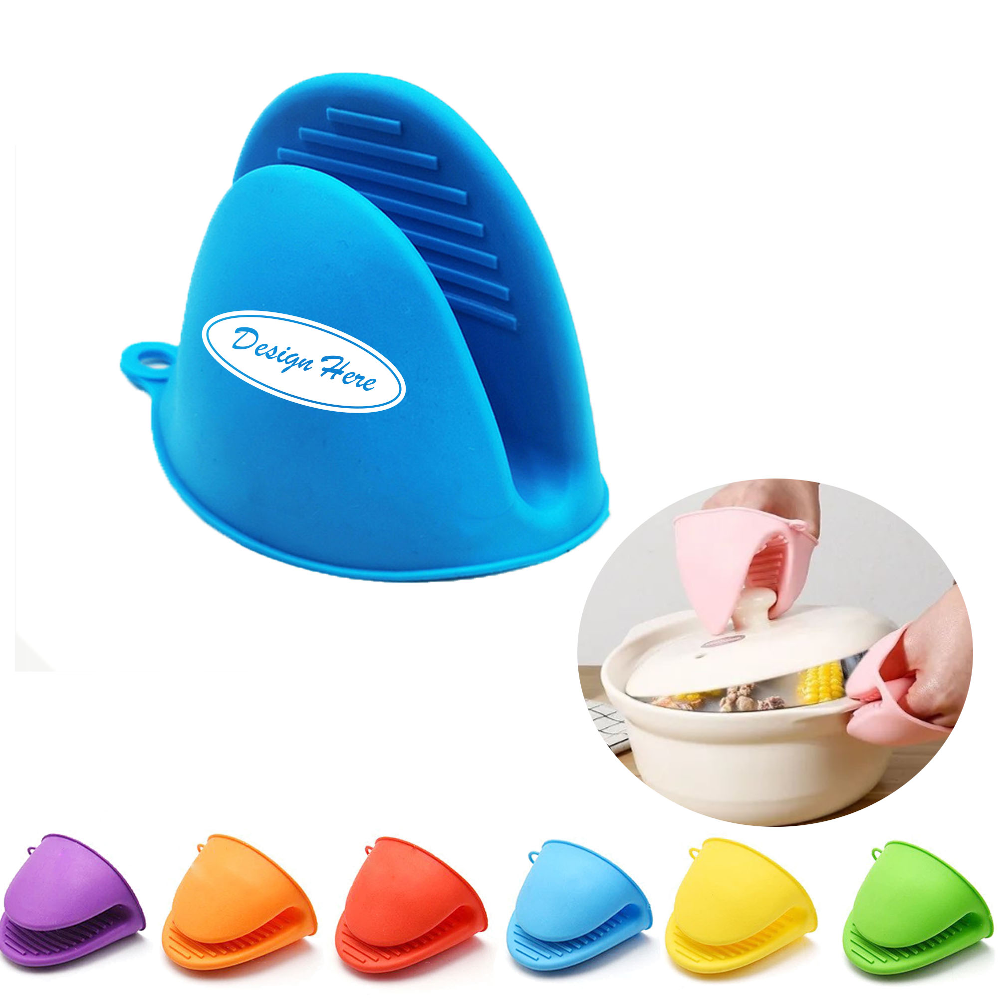 Silicone Cooking Mitts for Safe Heat Handling 2