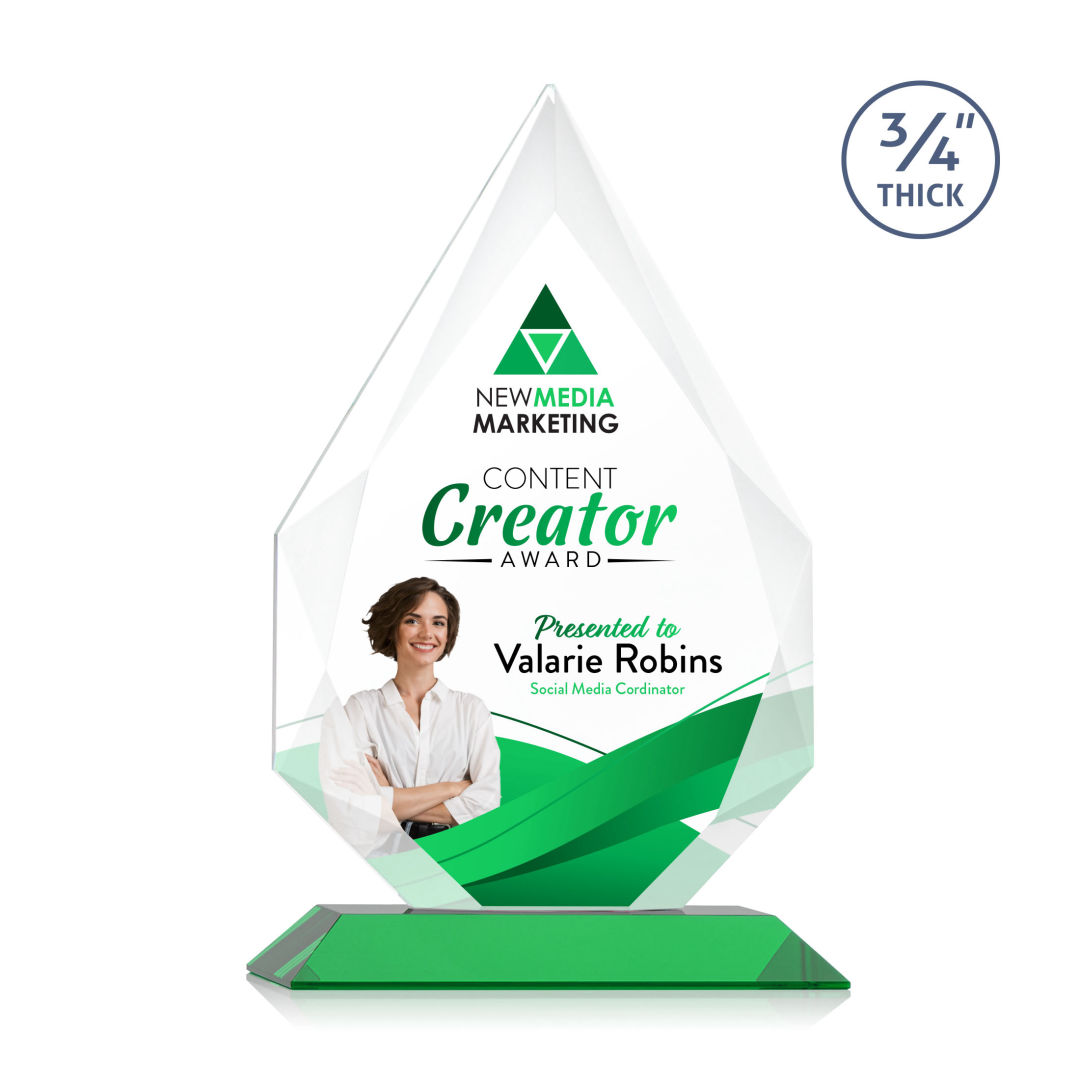Hawthorne VividPrint™ Award - Green 7