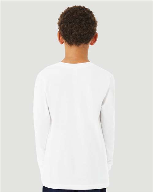 Youth Heather CVC Long Sleeve Tee - 3501YCVC 51