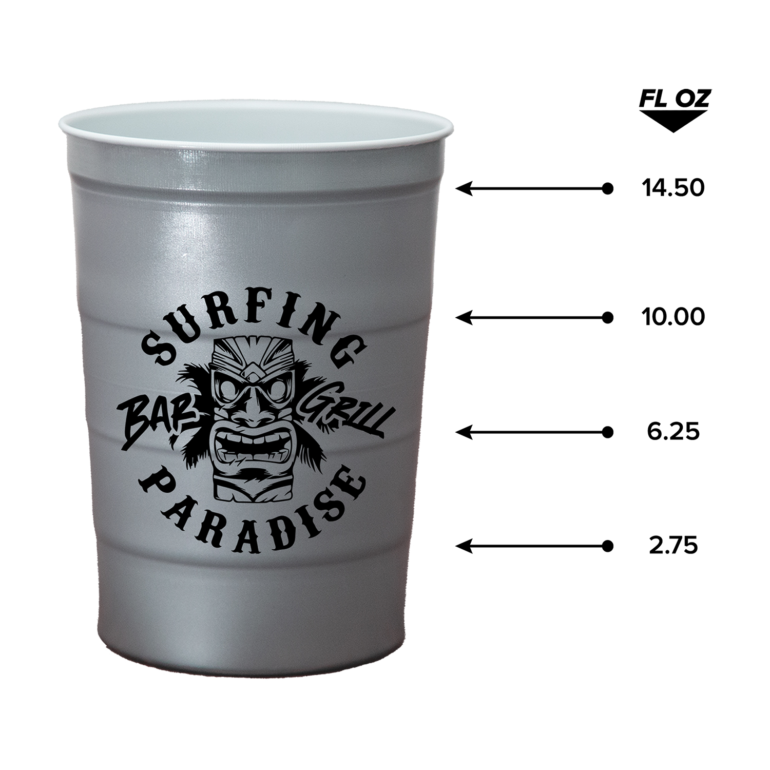 Reusable Steel Chill Cup, 16 oz. 6