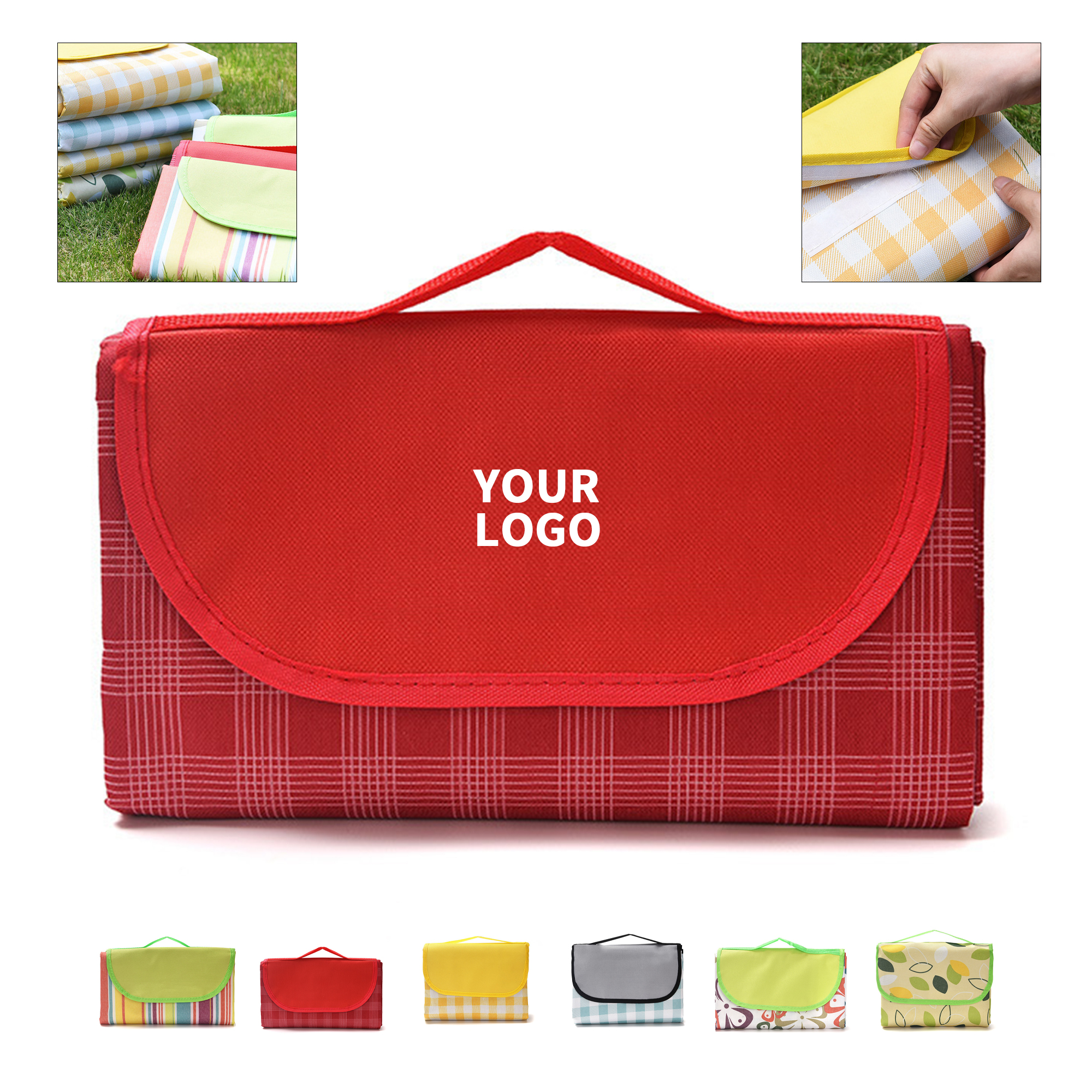 Lightweight Picnic Blanket Roll Up Design 4