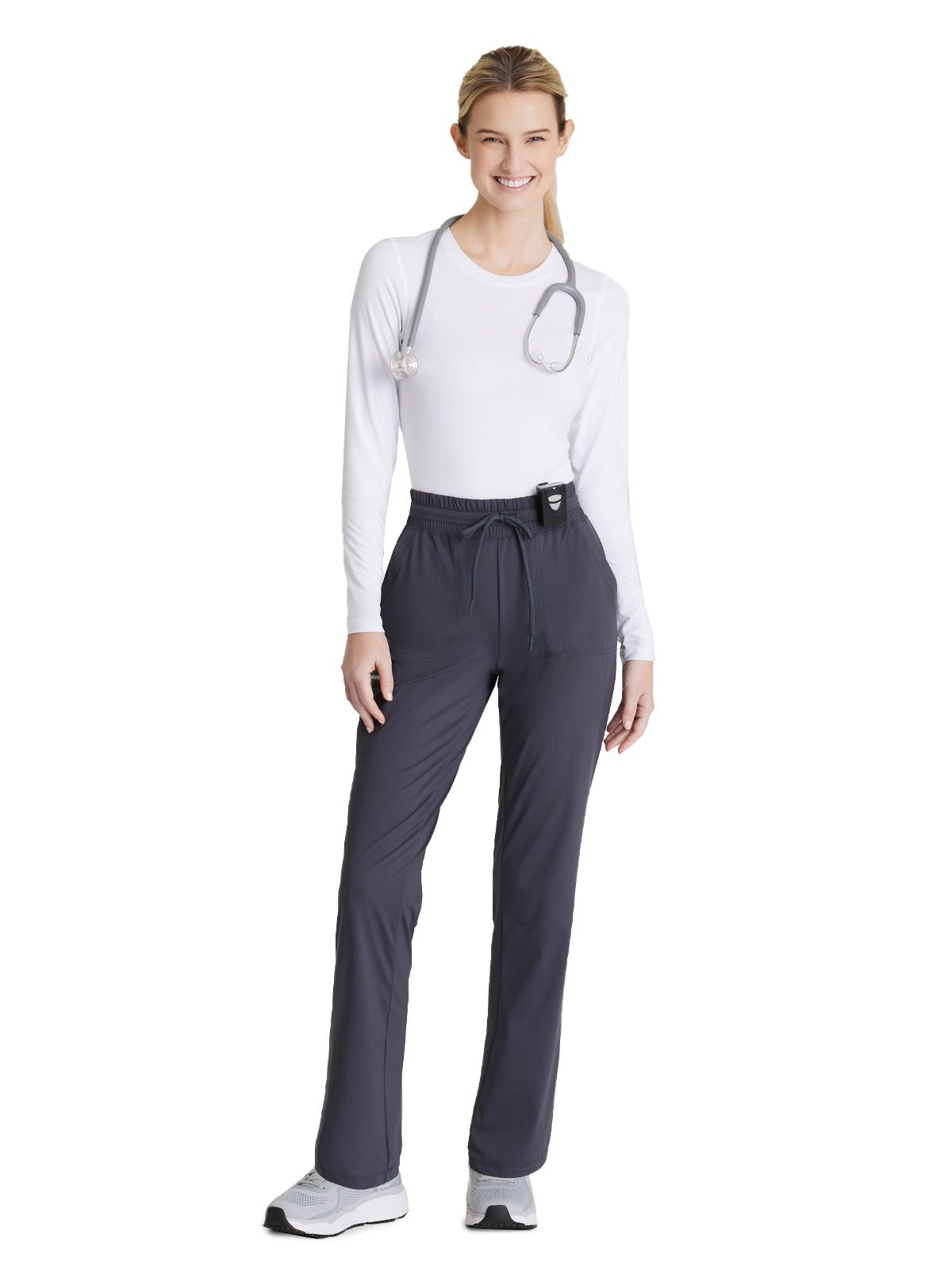 Skechers Slip-Ins - Women's Five-Pocket Shirred Waistband Reach Scrub Pant 3
