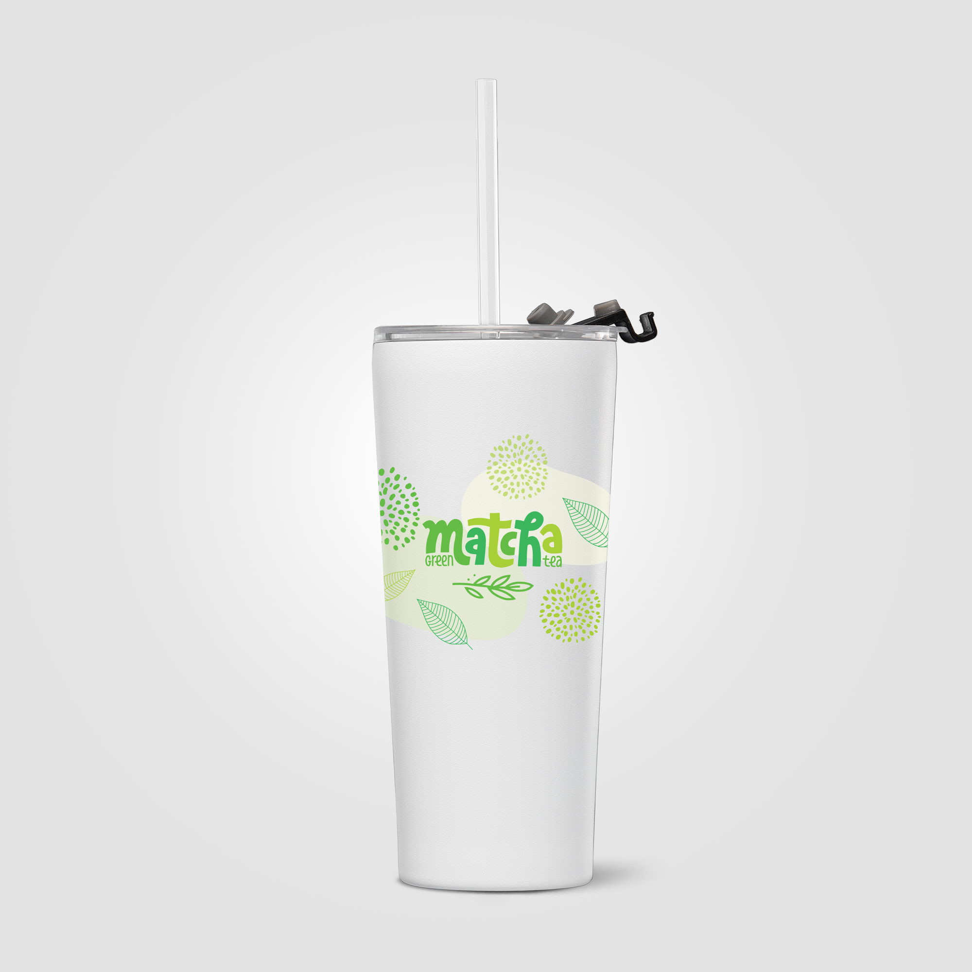 Excalibur - 21 oz. Double-Wall Stainless Tumbler with Straw​​ 20