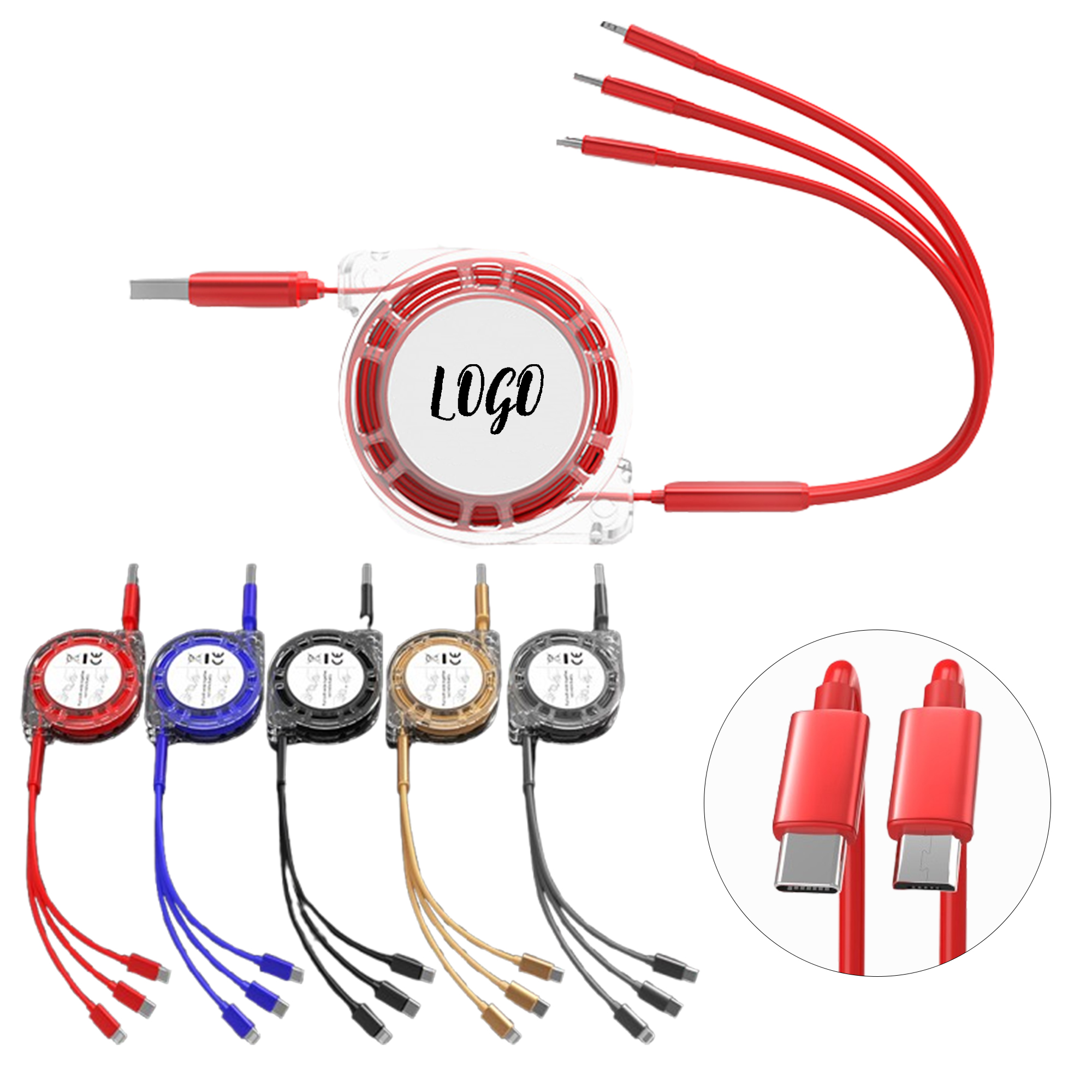 3-in-1 Universal Mobile Charging Cable 2