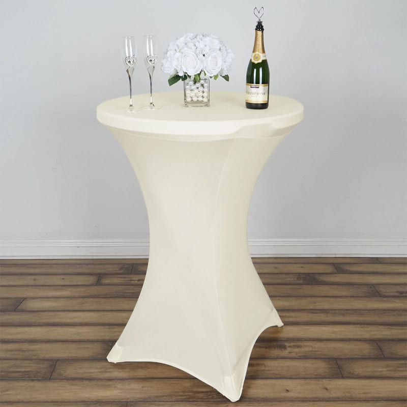3FT Stretch Spandex Round Cocktail Table Cover 8