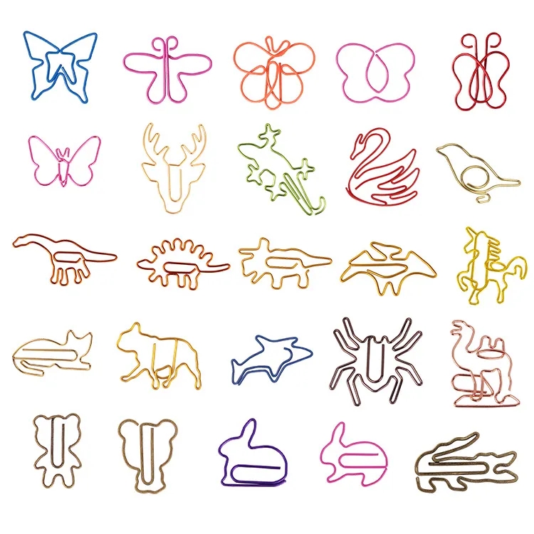MOQ50 Creative Shape Paper Clips 2