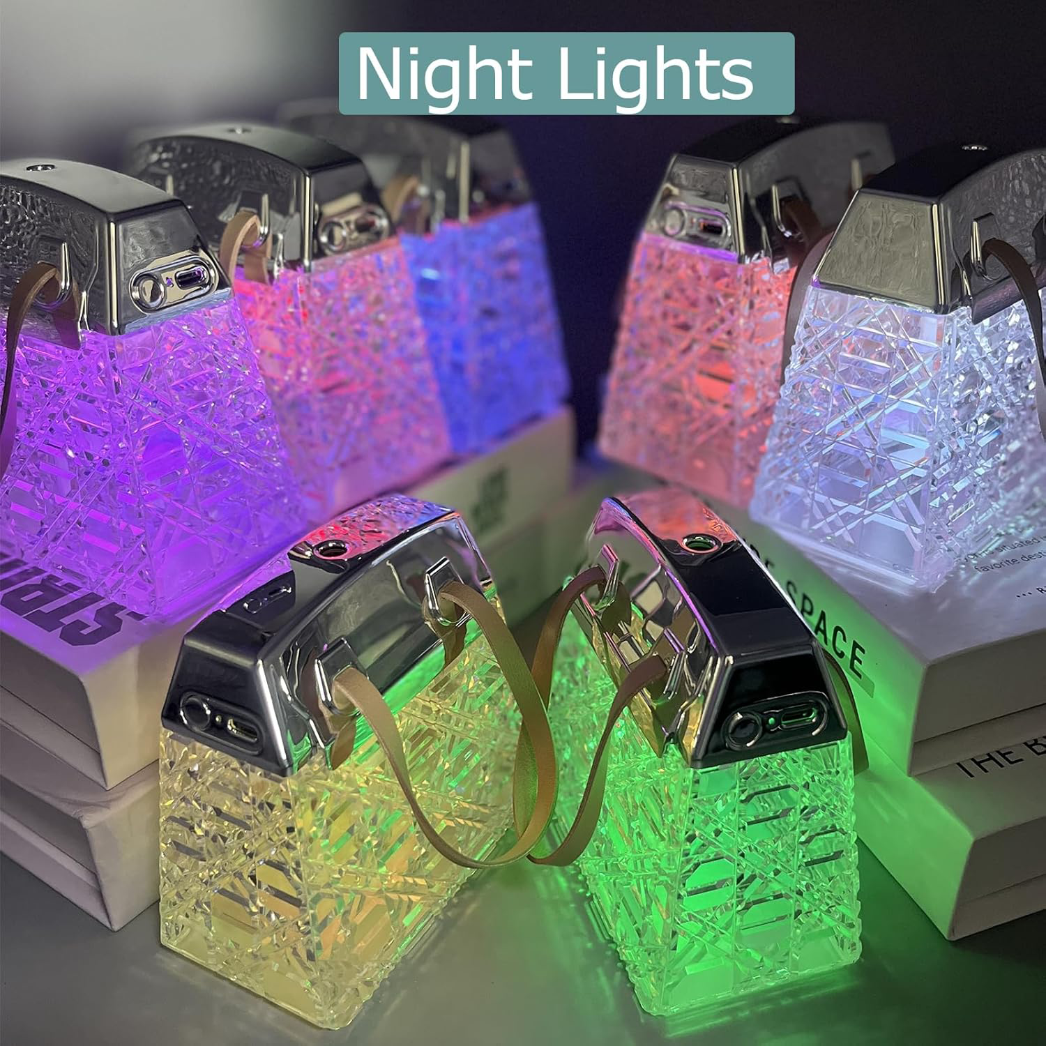 Portable Auto Shut-Off 7 Color Lights Mini Humidifier 3