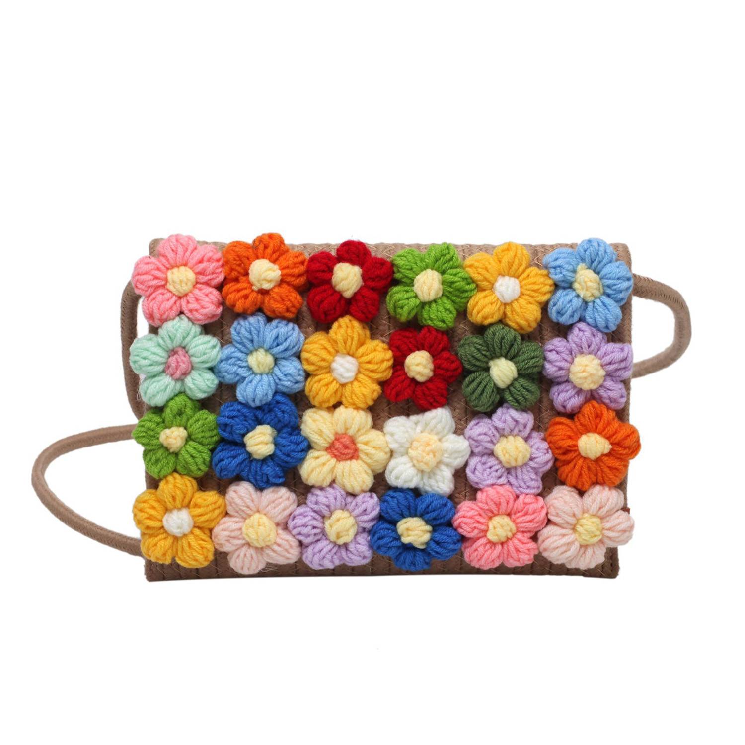 Daisy Handwoven Crossbody Handbag 3