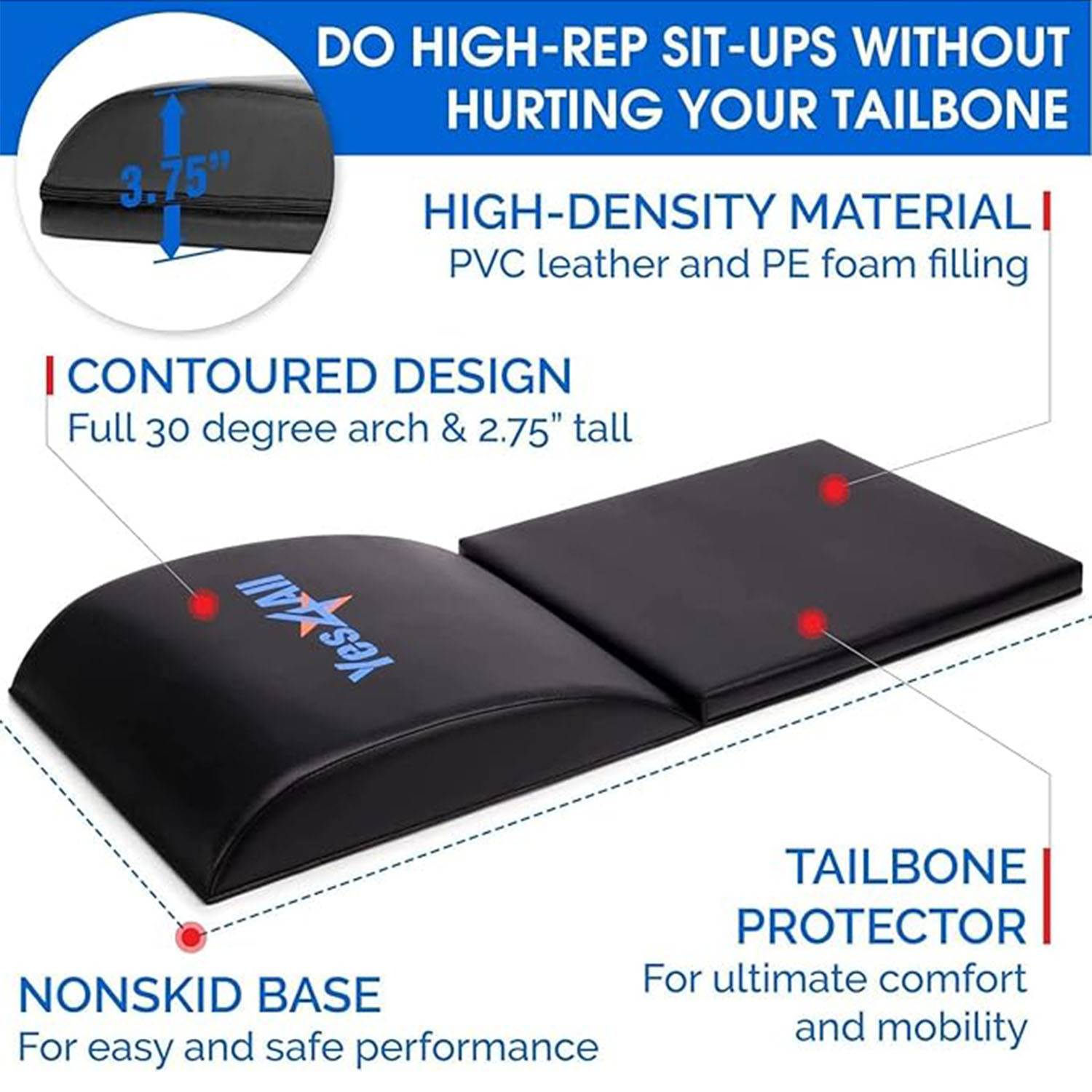 Collapsible Sit-Up Training Pads 3
