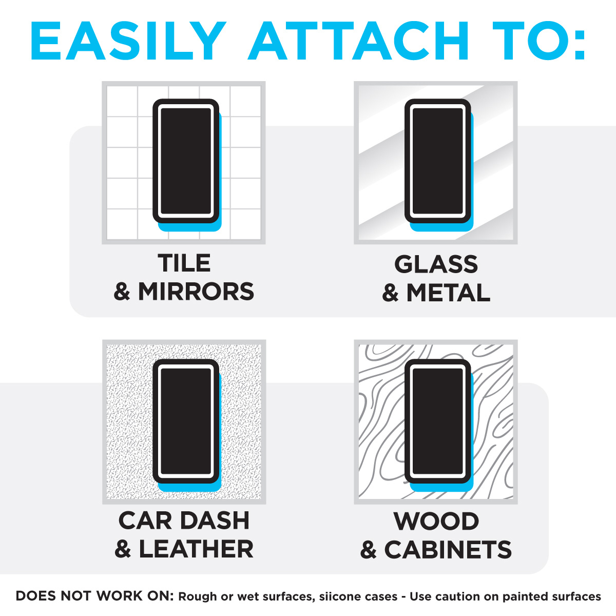 Flipstik® 3.0 Hands-Free Sticky Phone Stand - Full Color 2