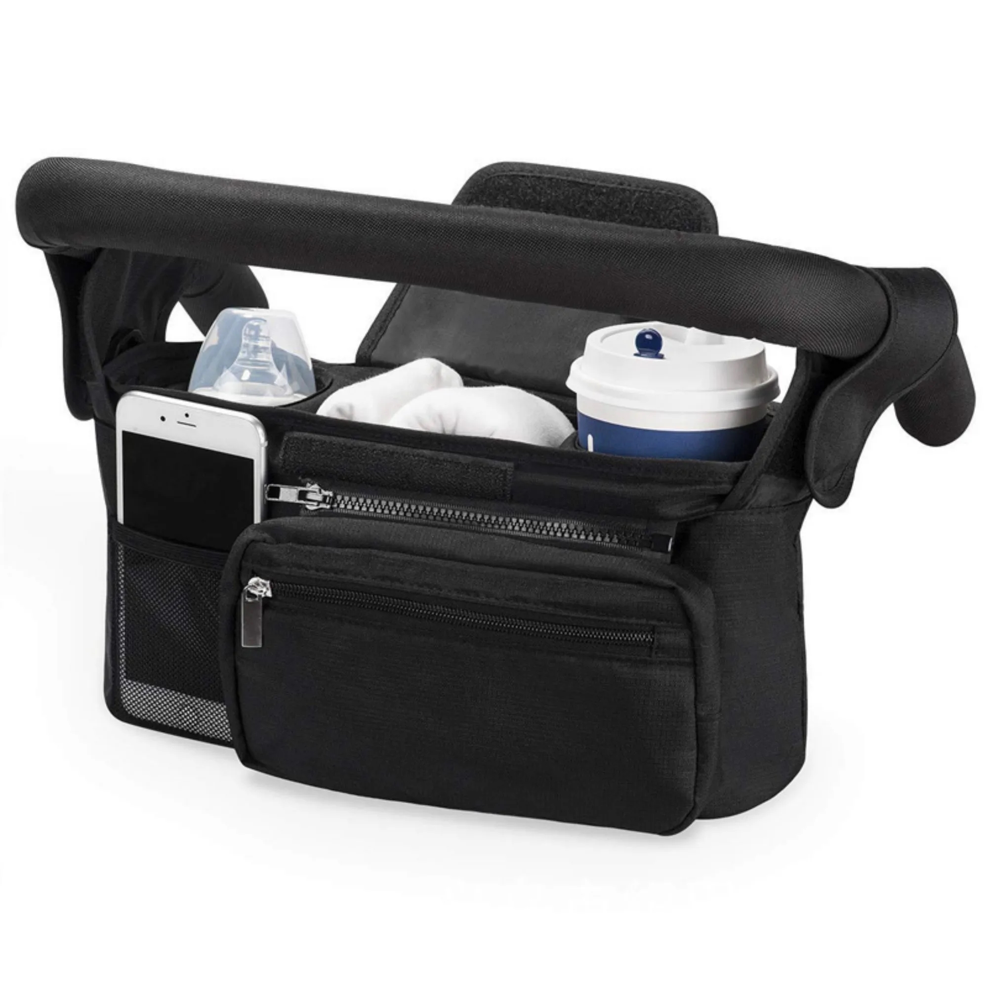 Stroller Organizer Bag with Insulated Cup Holder 3
