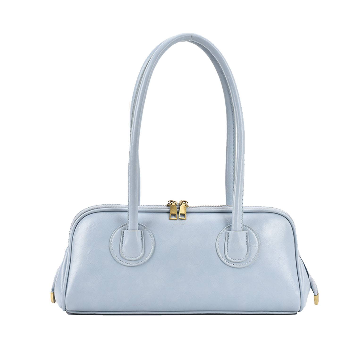 Women's PU Leather Shoulder Bag w/ Zipper 8