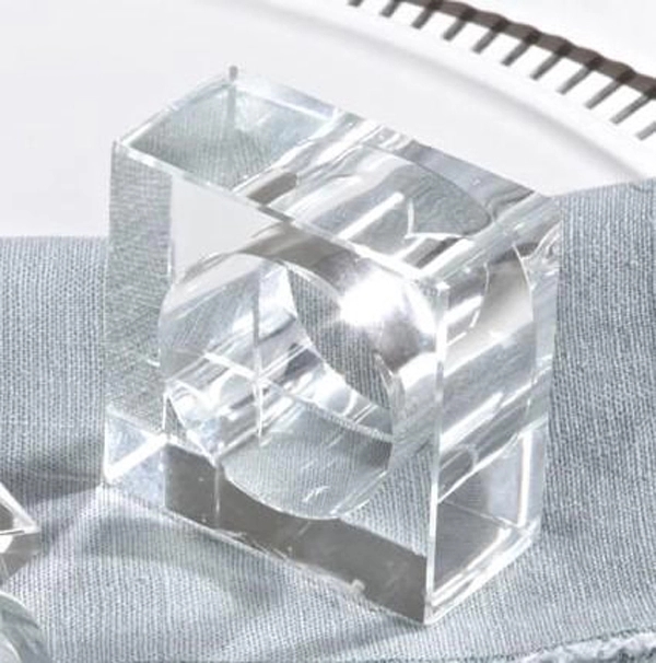 Crystal Napkin Ring-Square 6