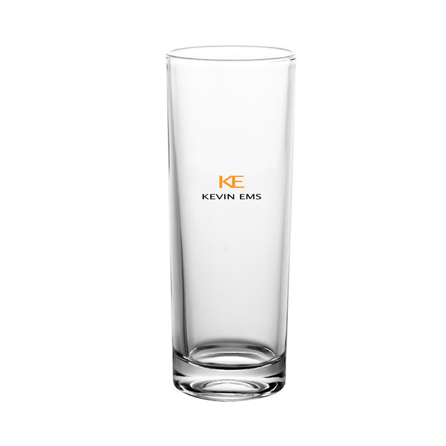 10 oz Straight Transparent Glass Water Cup 1