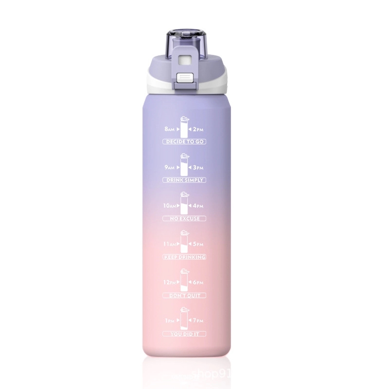 Custom 34 oz PC Material Frosted Water Bottle 2