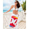 Superior Weight White Beach Towel 24