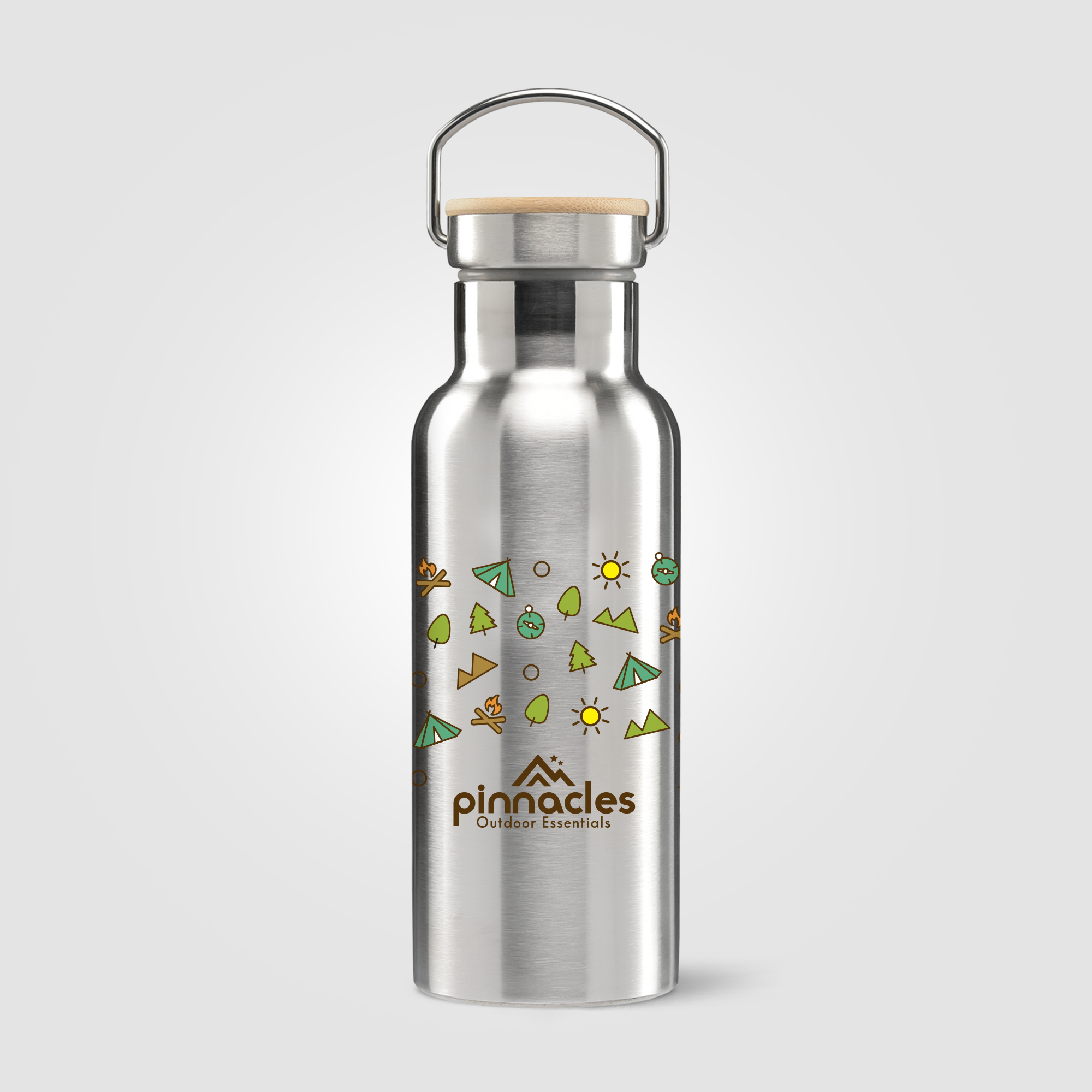 Oahu - 16 oz. Double-Wall Stainless Canteen Bottle 4