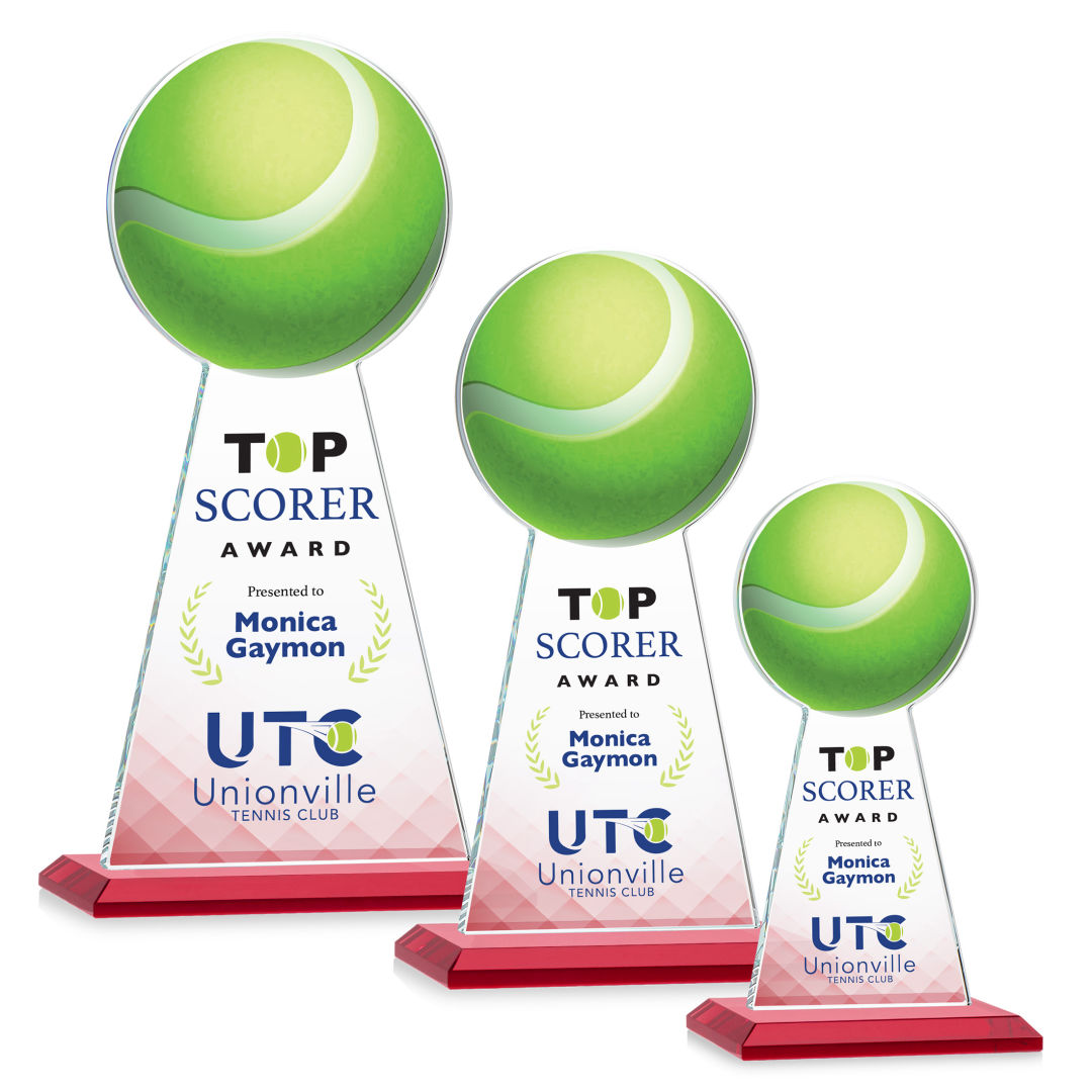 Edenwood Tennis VividPrint™ Award - Red 2