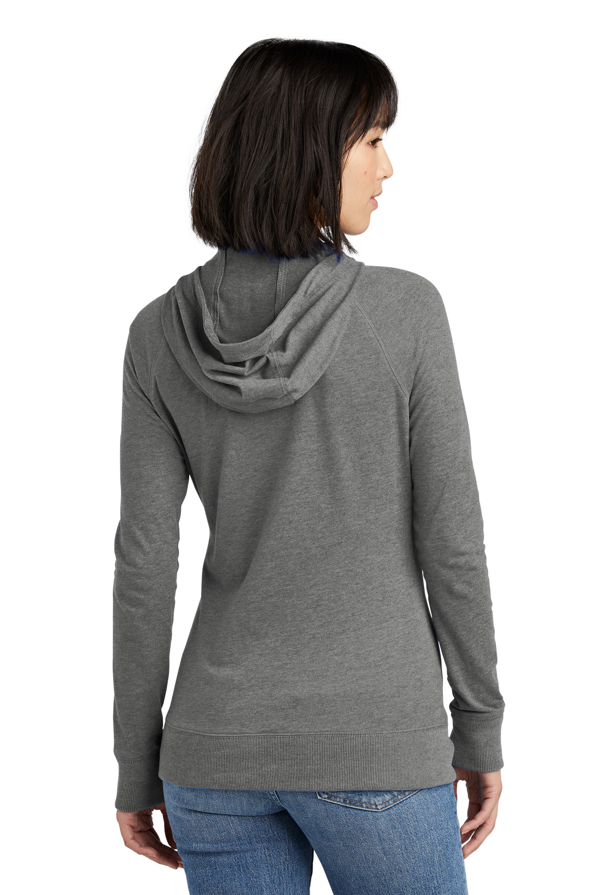 New Era Women's Sueded Cotton Blend Full-Zip Hoodie. LNEA122, custom hoodie or sweatshirt with logo imprint 27