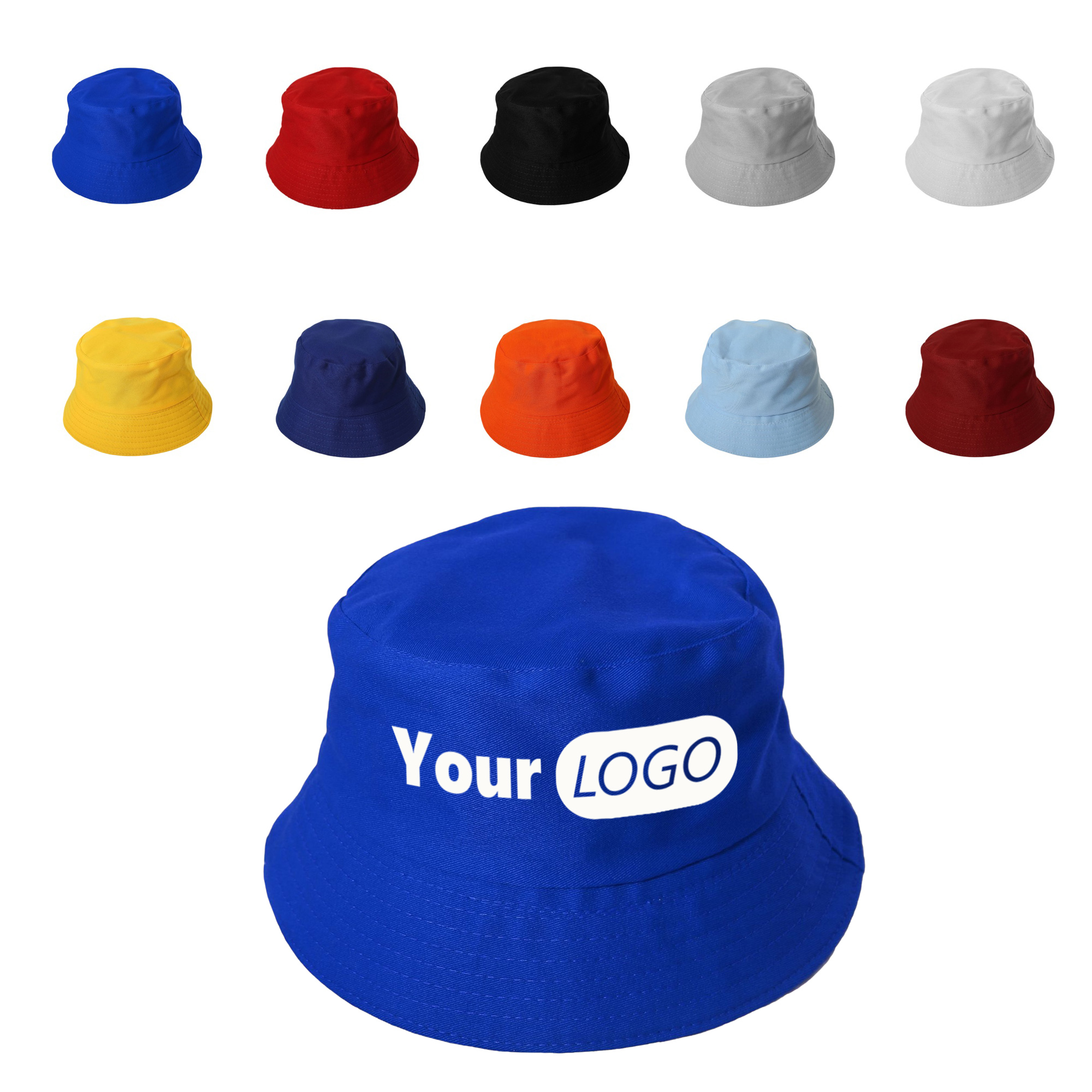 Personalized Logo Bucket Hat for Beach Fishing 2