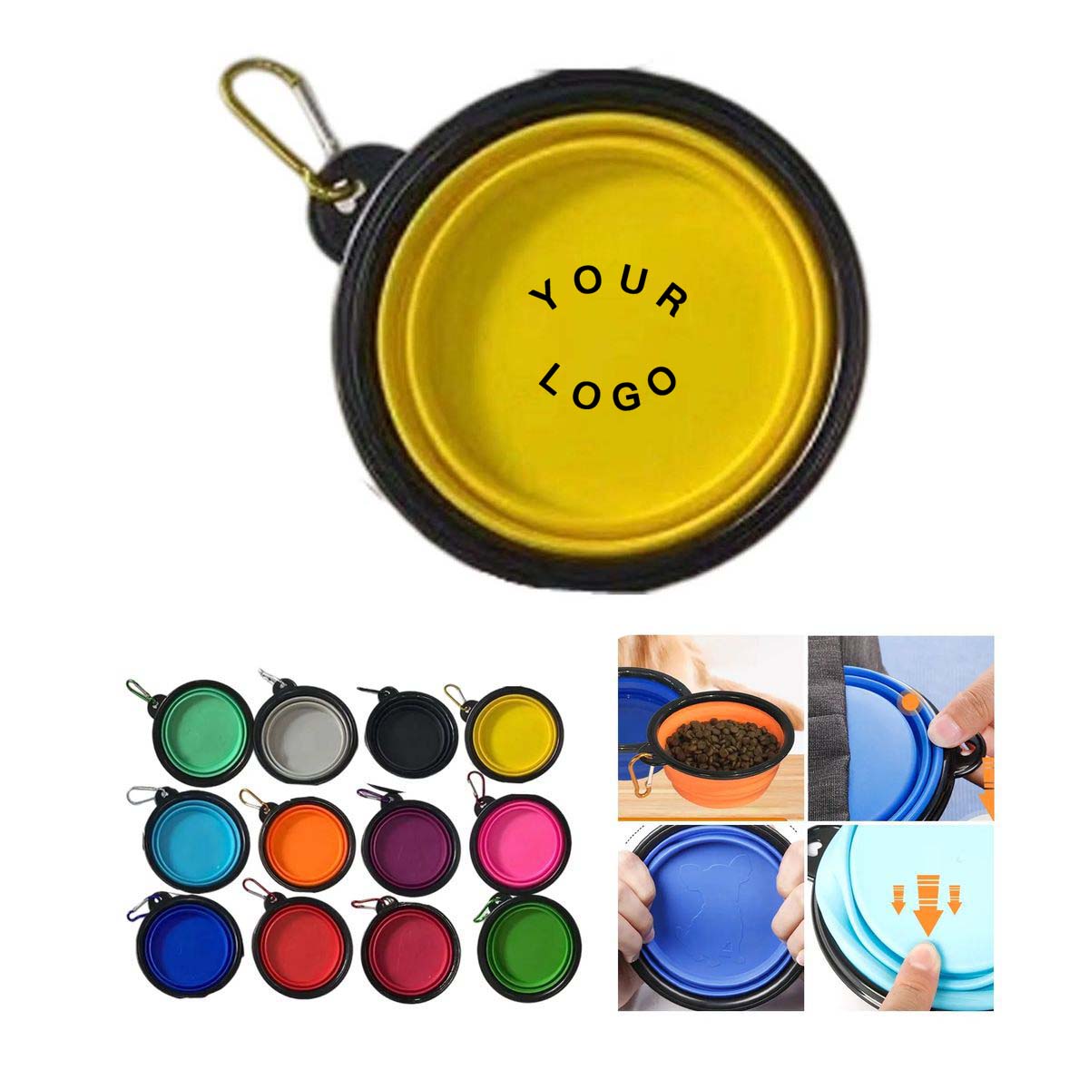 Durable TPE Dog Bowl Lightweight and Reusable 8