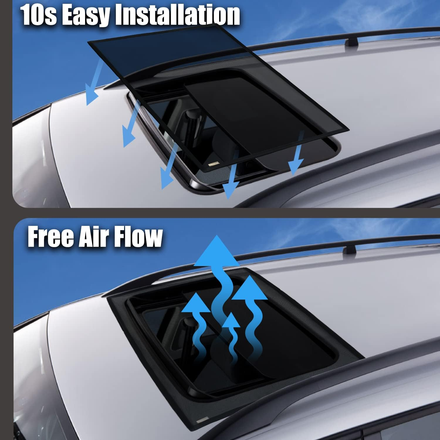 Universal Moonroof Sun Shade Cover 6