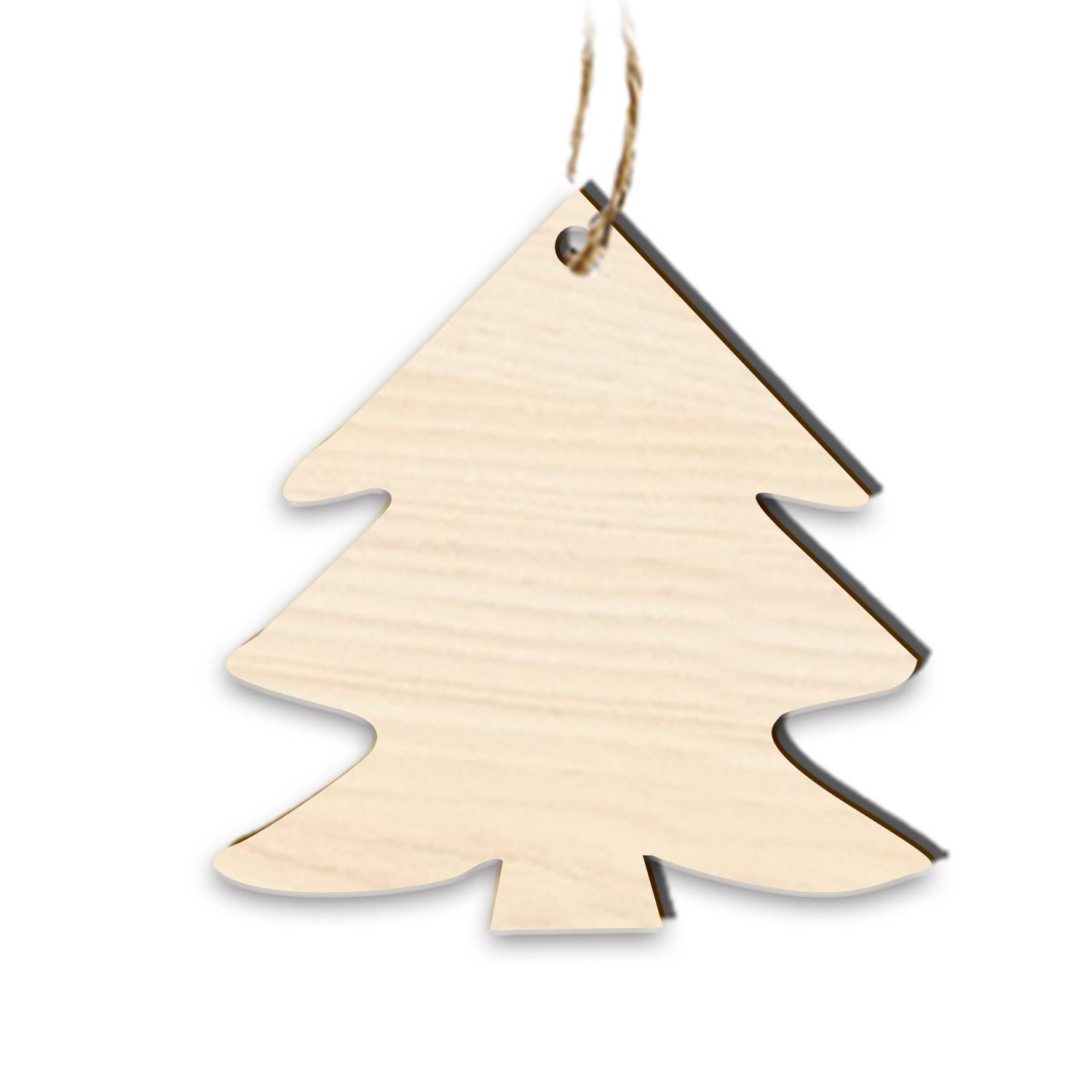 10Pcs Wooden Christmas Ornament Set 7