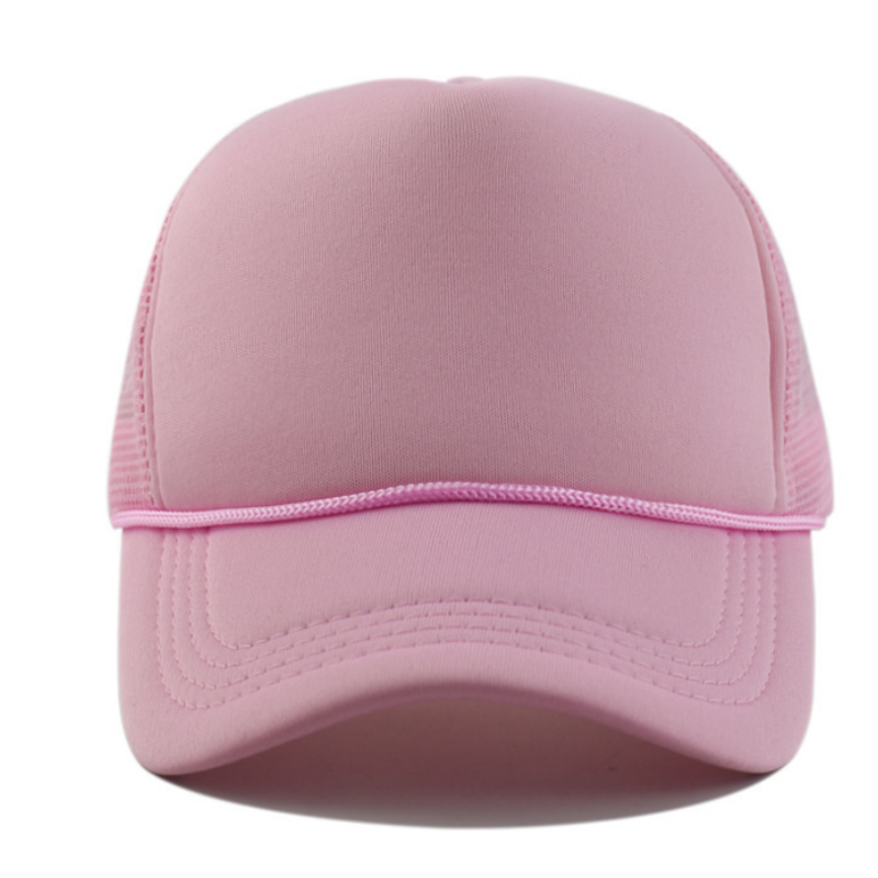 Sponge Mesh Baseball Trucker Cap with String 9
